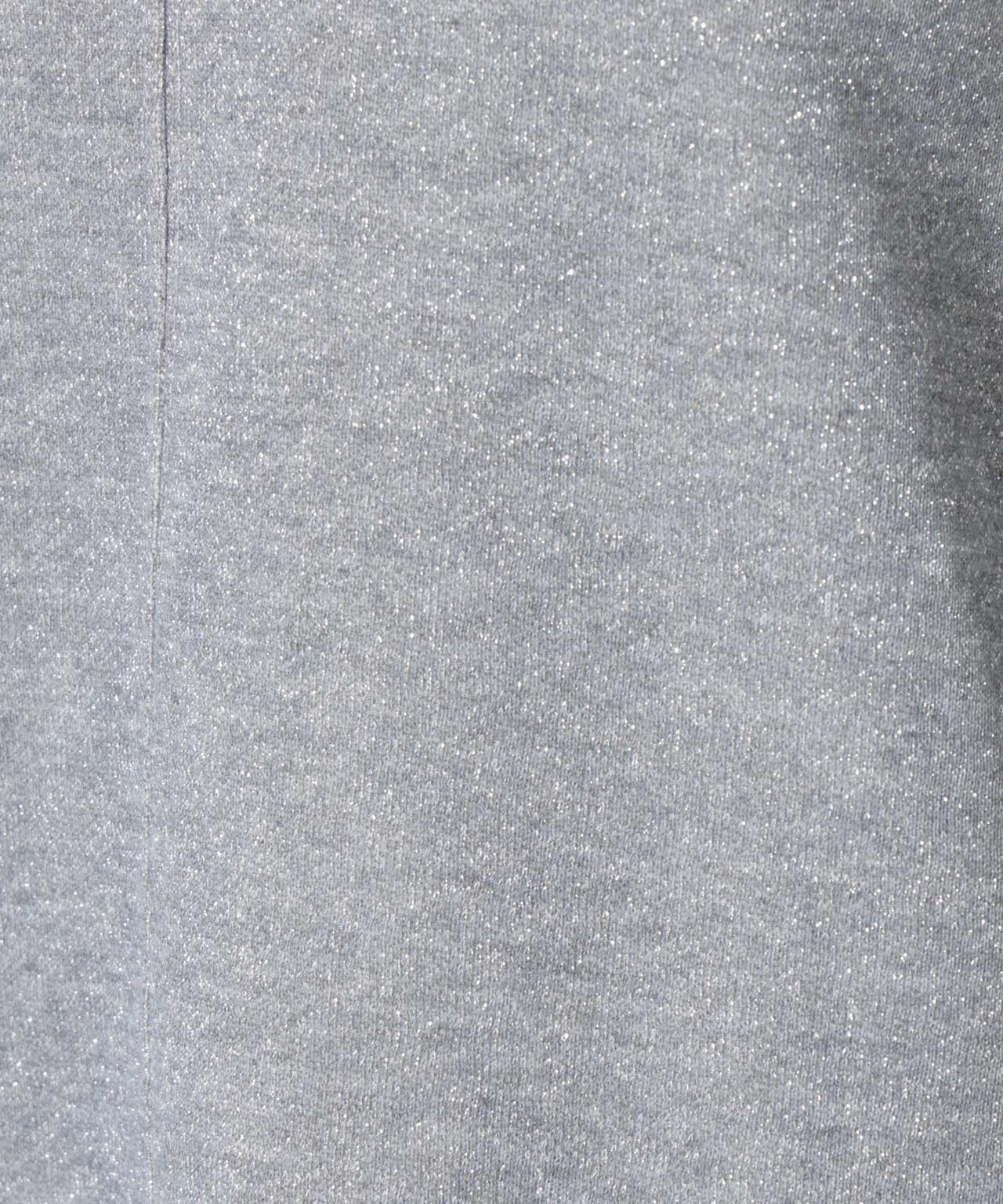 ラメ裏毛トップス