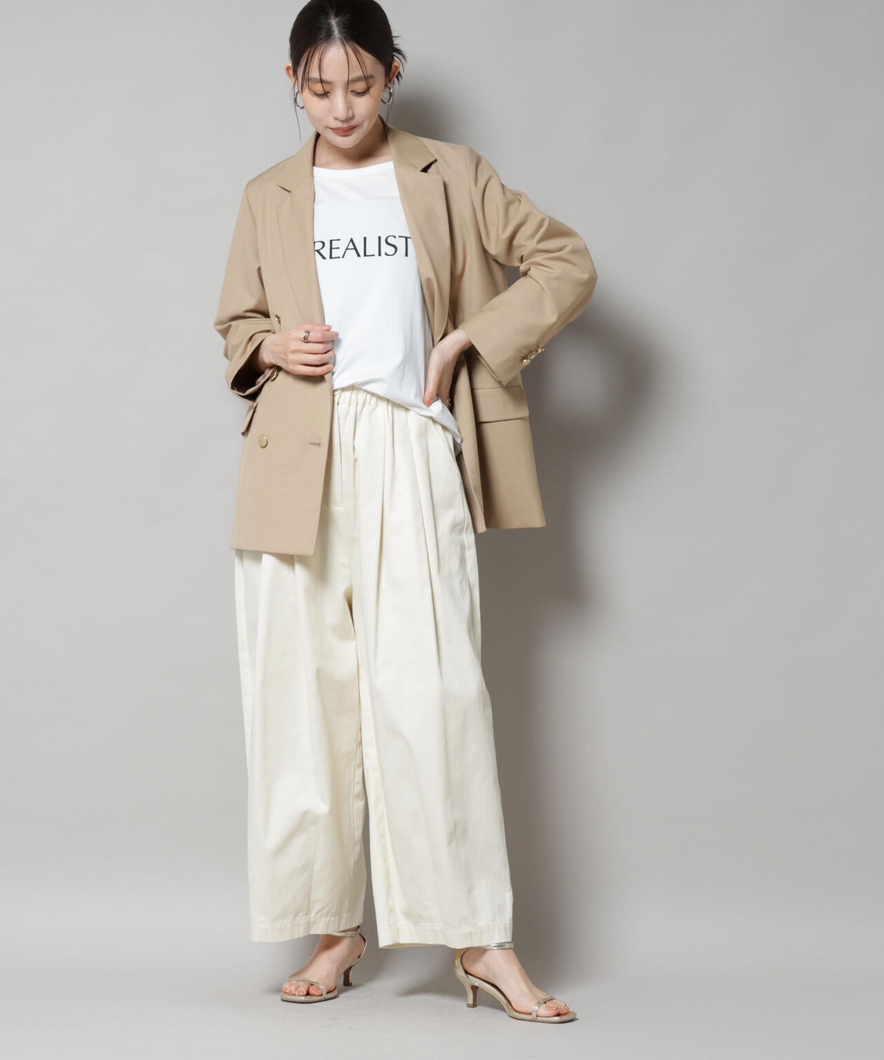 タックコクーンチノパンツ | NANO universe（ナノ・ユニバース