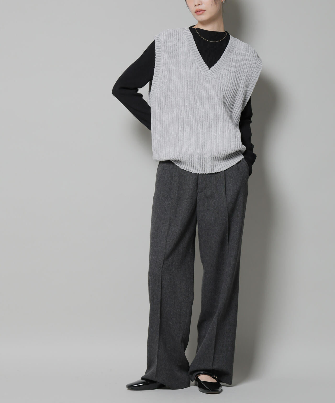 ツイードワンタックパンツ | NANO universe（ナノ・ユニバース