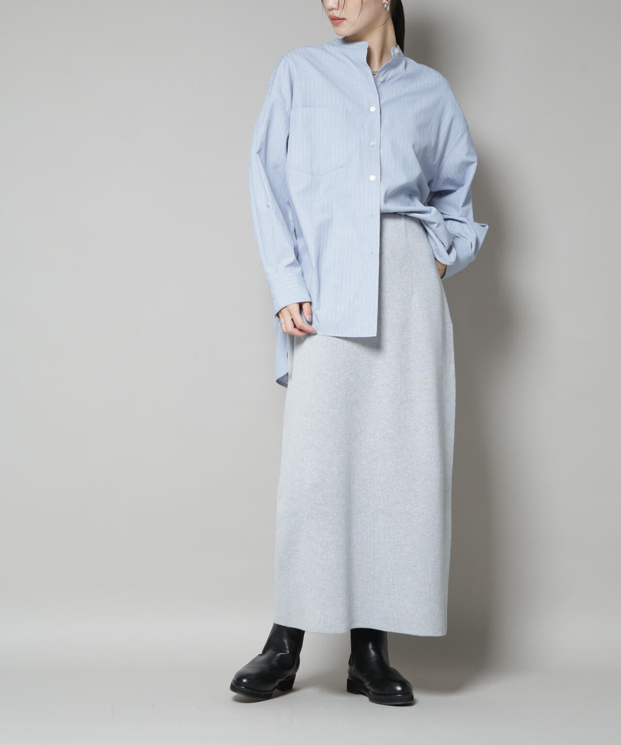 毛玉抑制総針スカート(セットアップ可) | NANO universe（ナノ