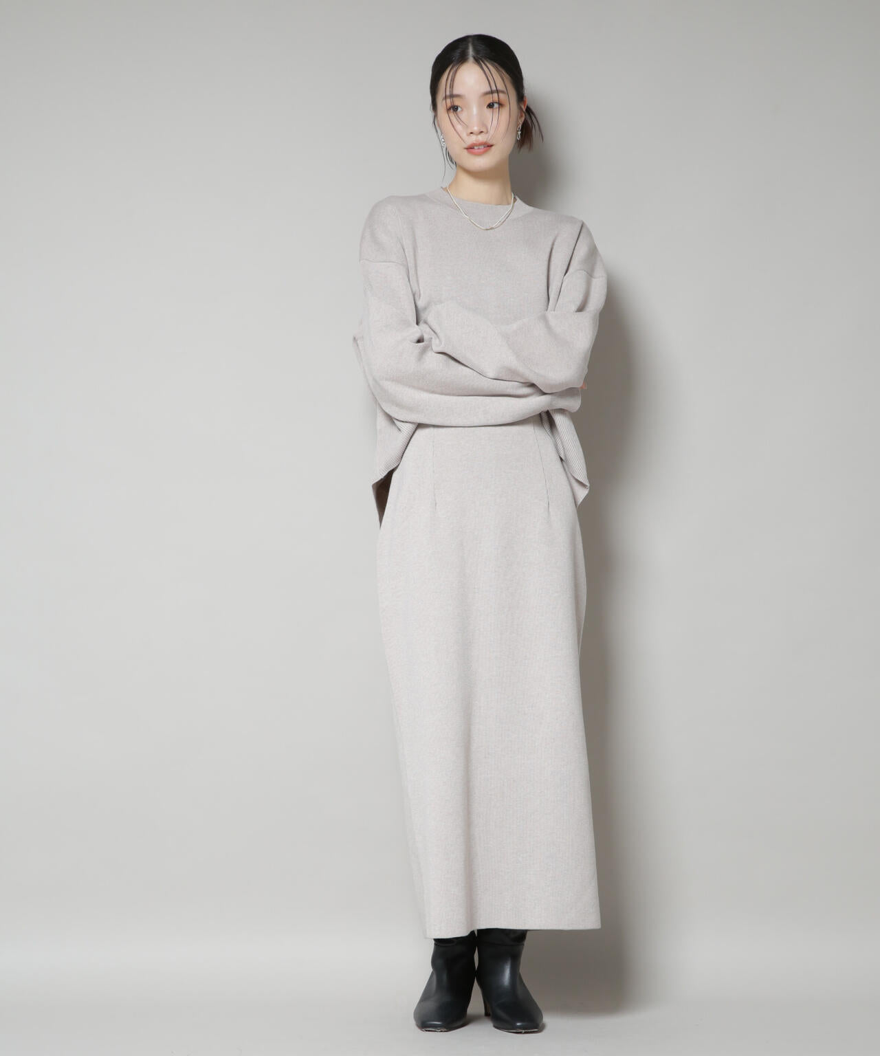 毛玉抑制総針スカート(セットアップ可) | NANO universe（ナノ