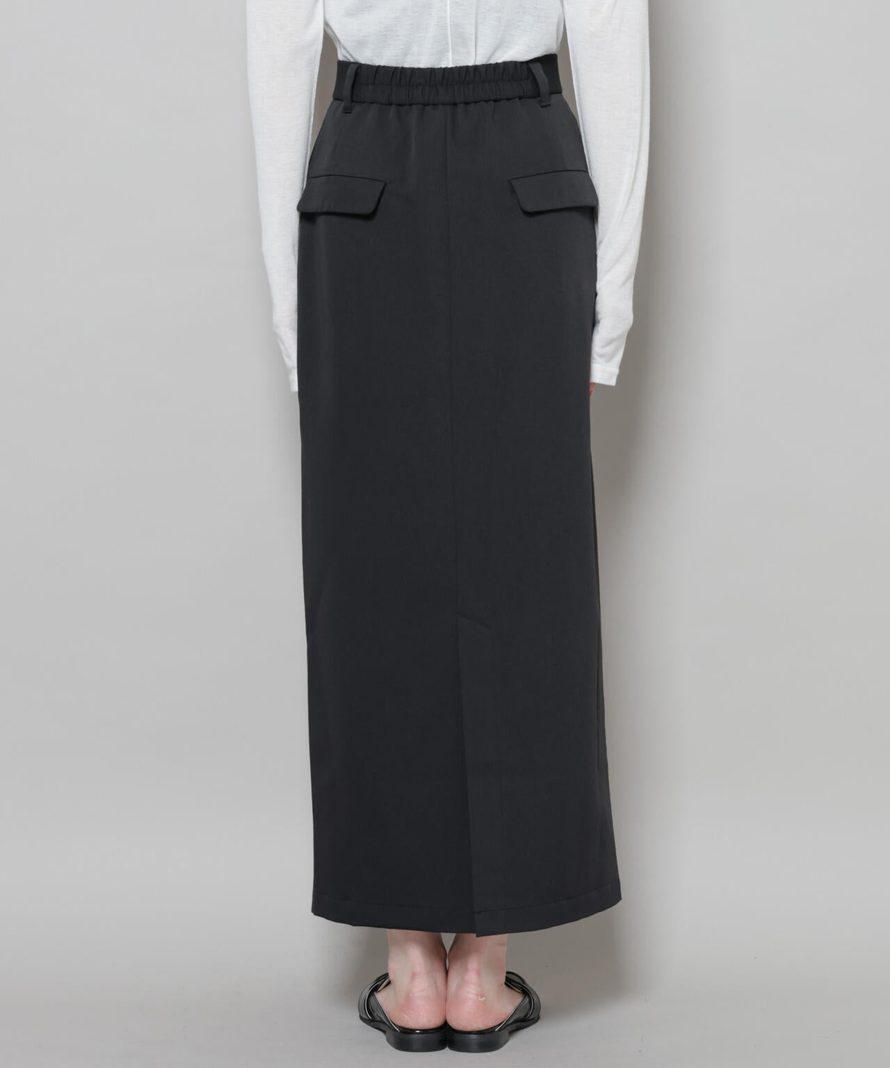 スーツライクIラインロングスカート | NANO universe（ナノ