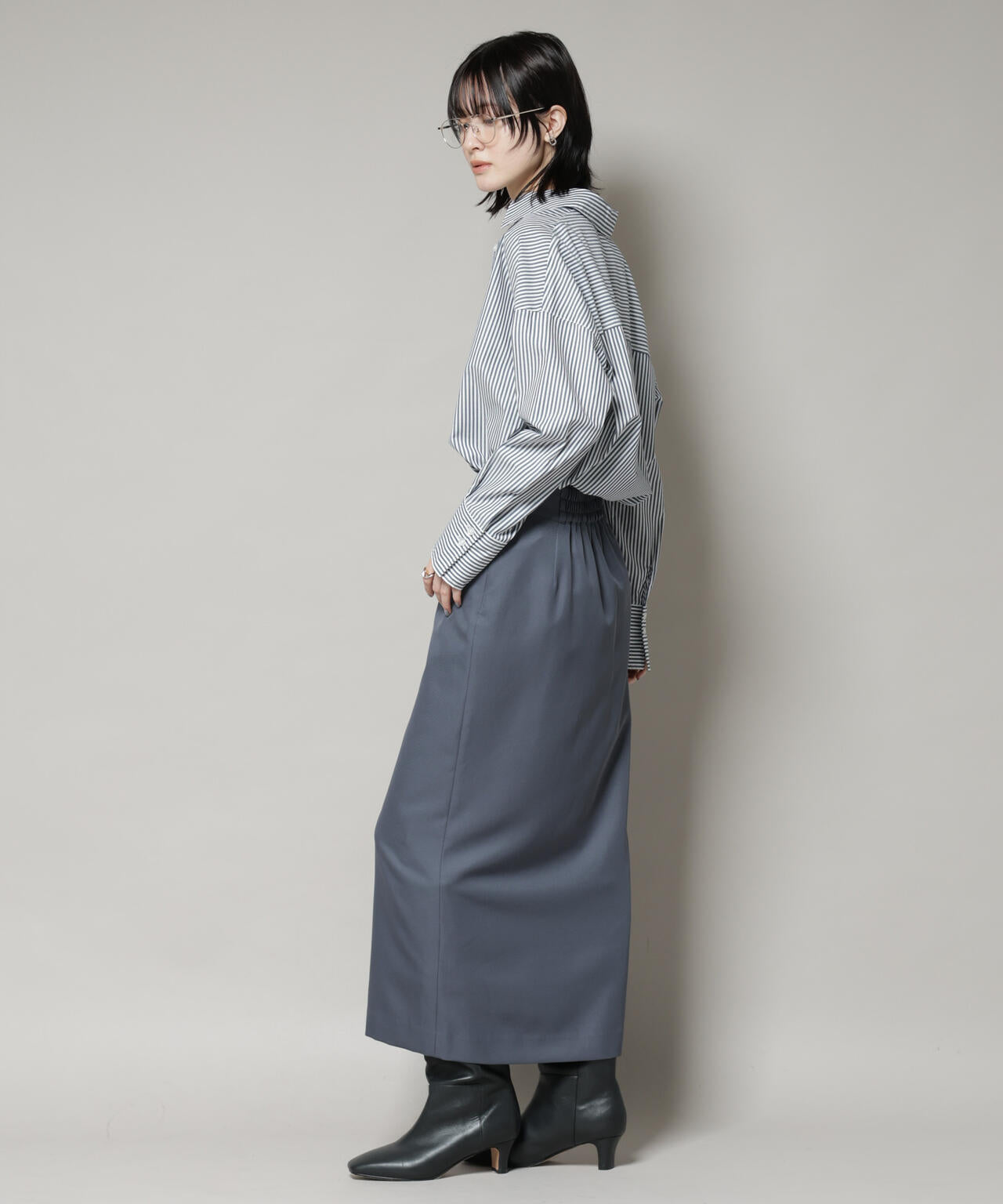 【撥水加工】ラップ風スカート