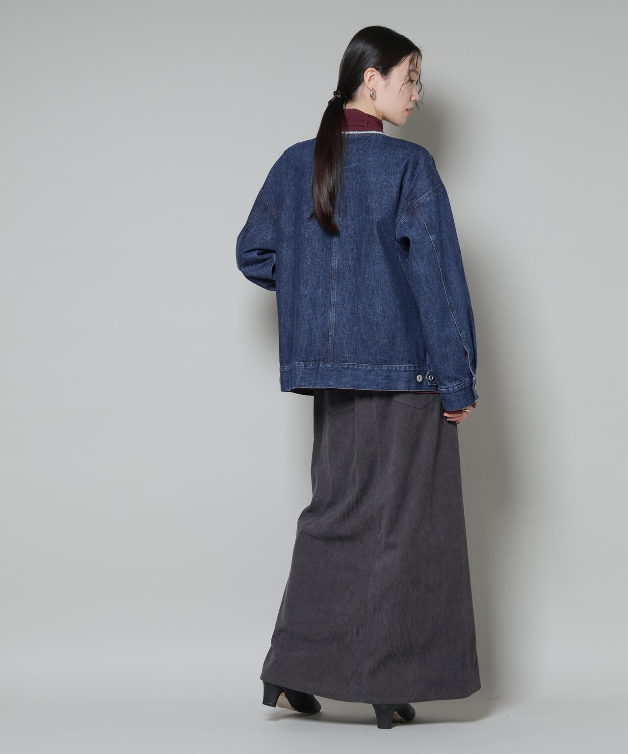 ソフトコーデュロイマキシスカート | NANO universe（ナノ・ユニバース