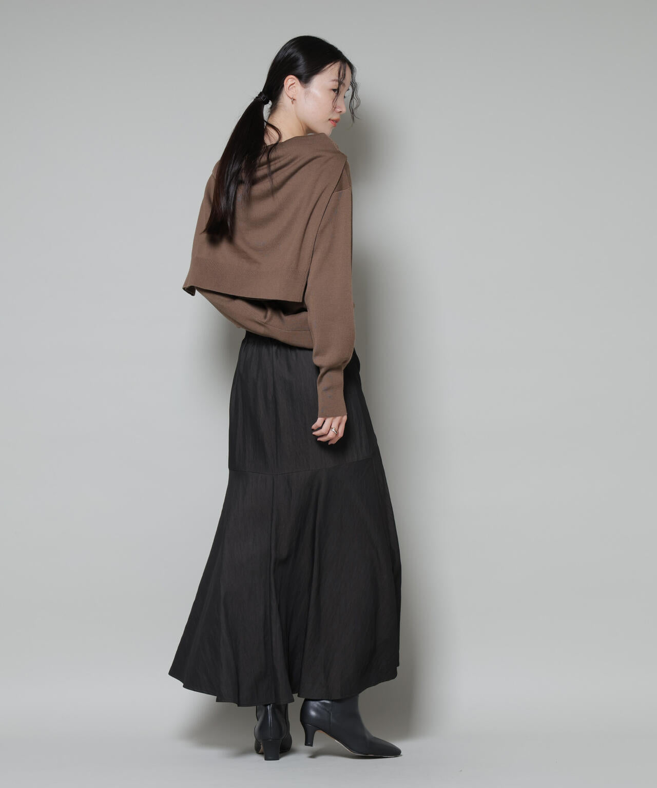 切り替え裾フレアスカート | NANO universe（ナノ・ユニバース