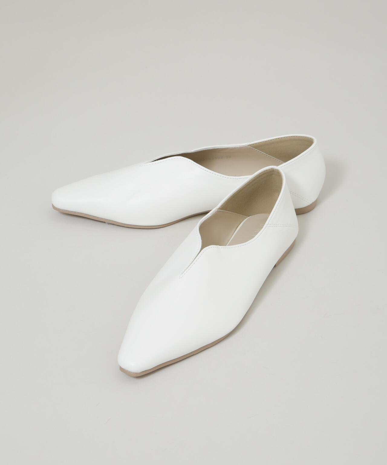 Vカット2wayフラットシューズ