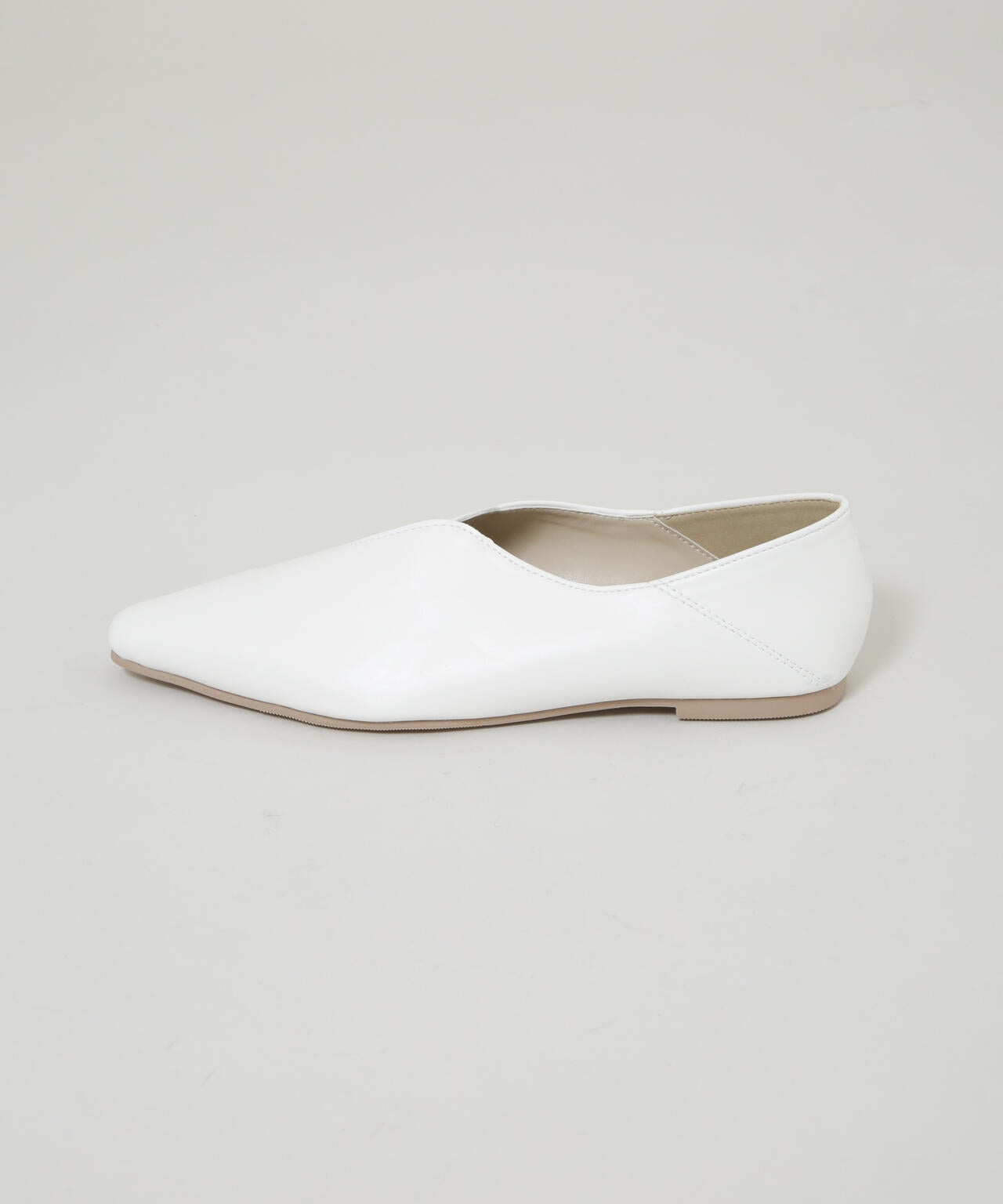 Vカット2wayフラットシューズ