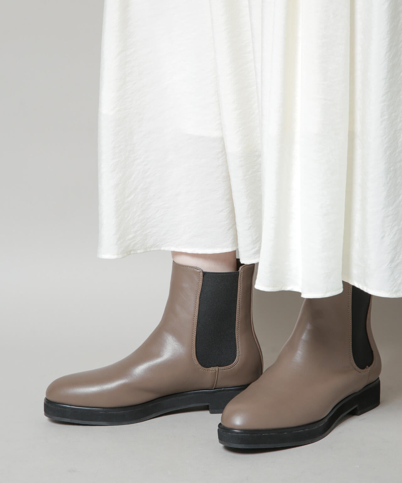 サイドゴアフラットブーツ | NANO universe（ナノ・ユニバース