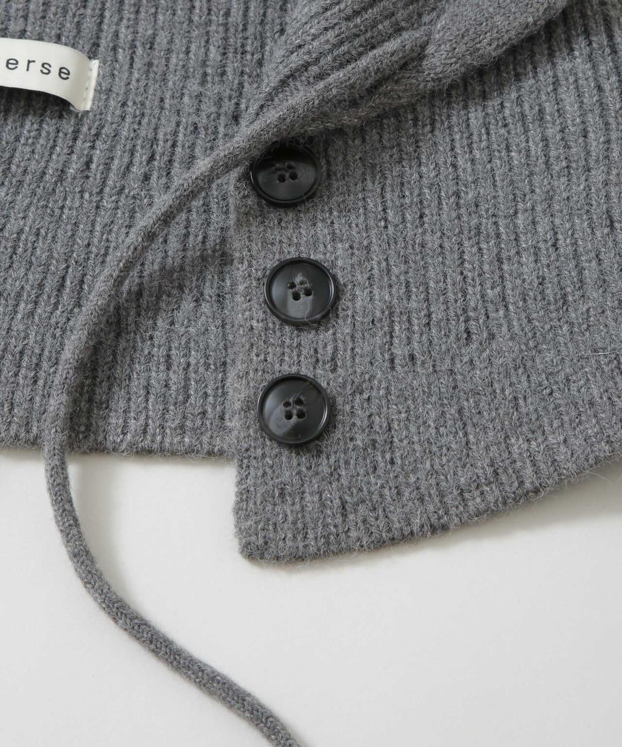 ボタン開閉バラクラバ