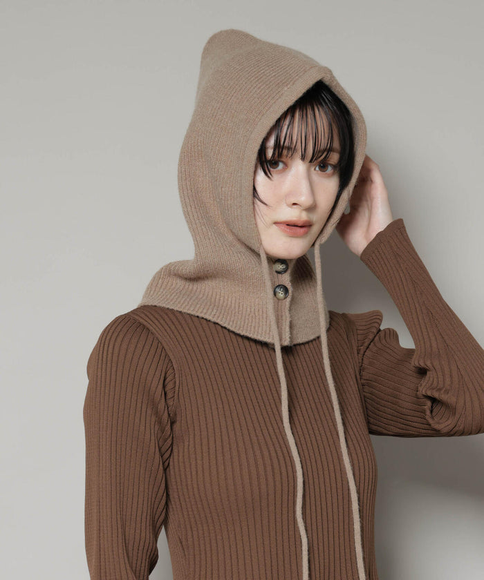 ボタン開閉バラクラバ