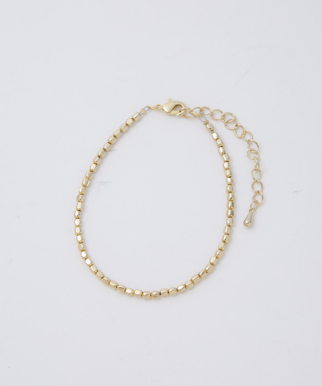 メタルビーズブレスレット