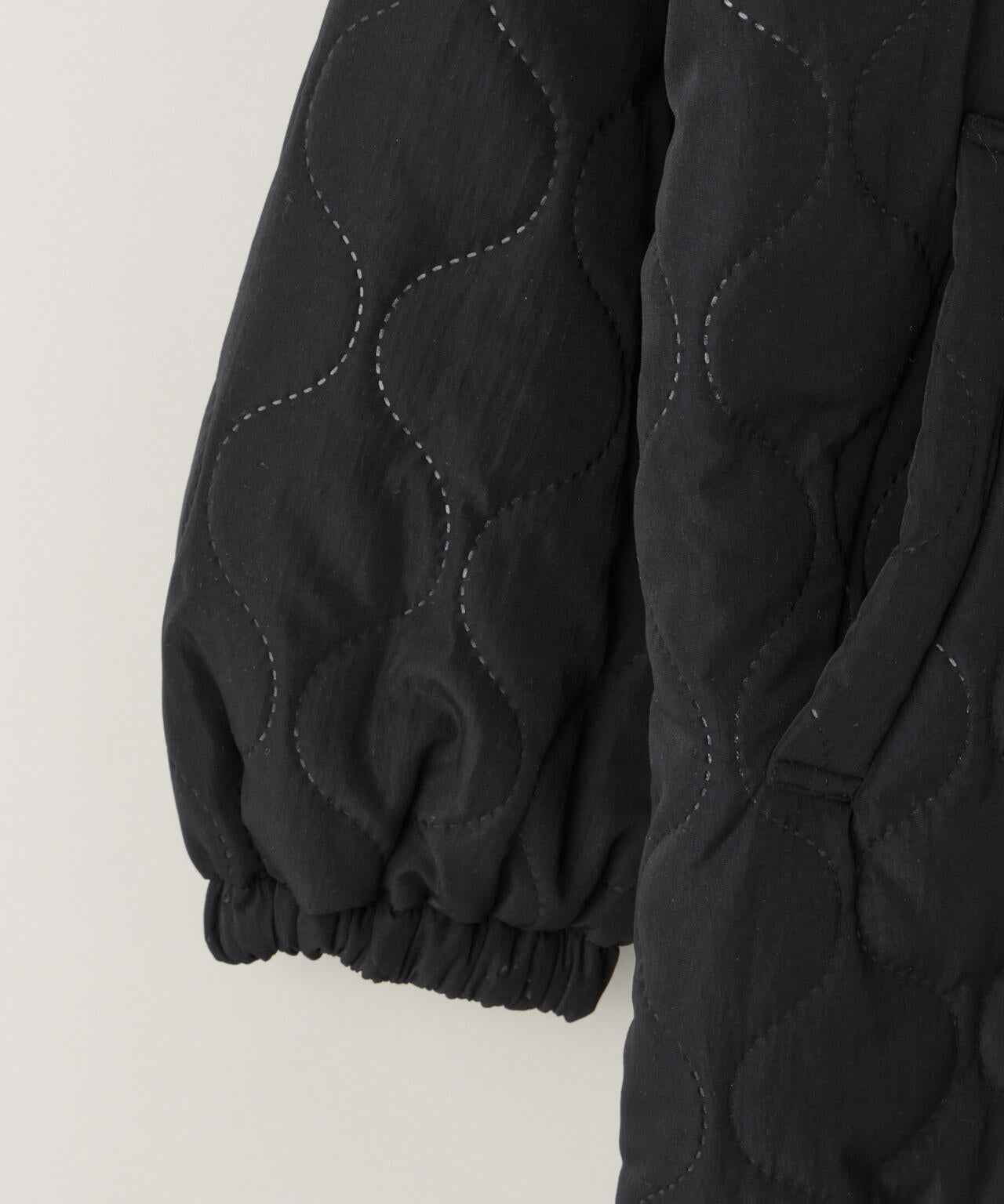 ひょうたんキルトラグランミドルコート