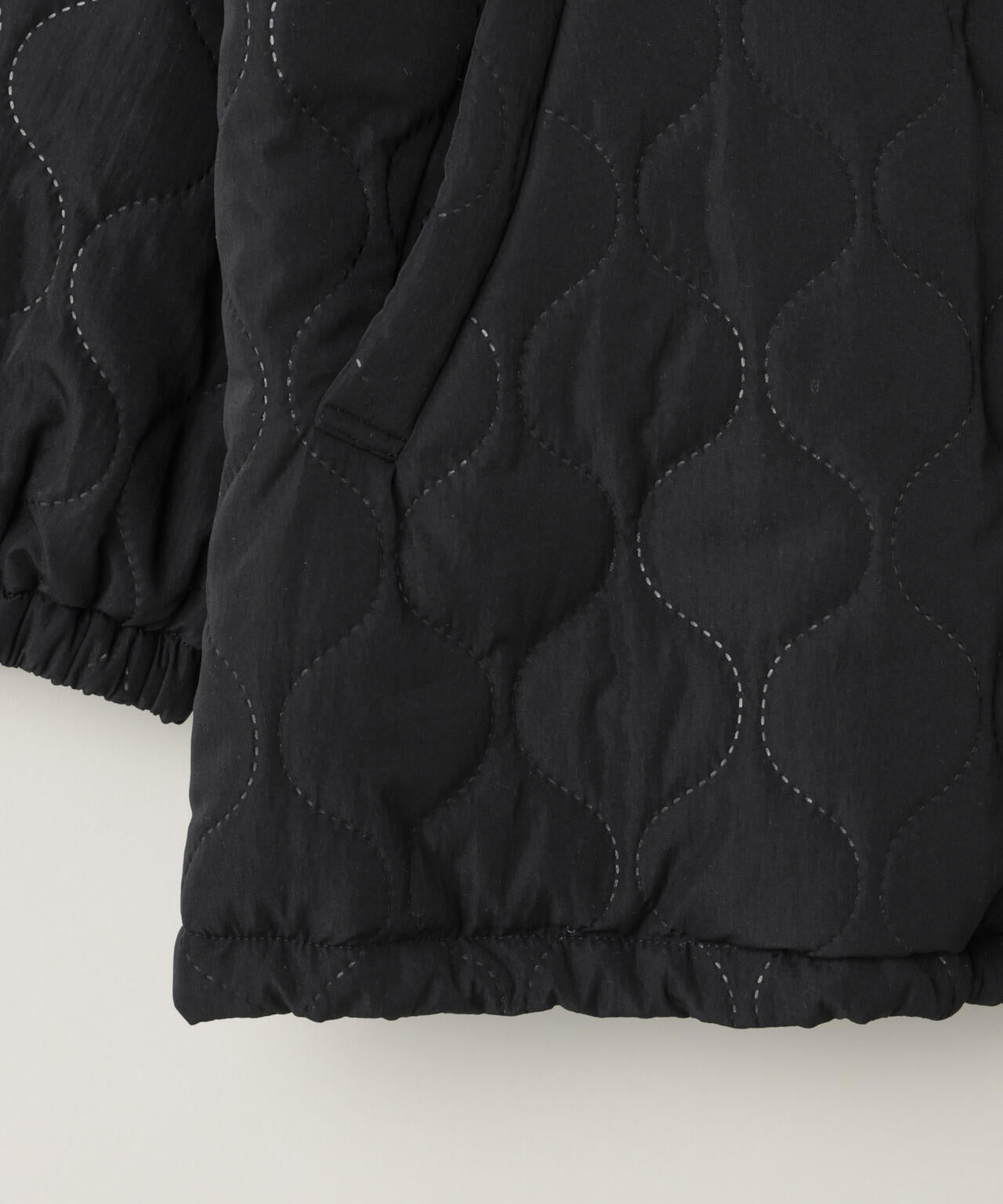 ひょうたんキルトラグランミドルコート