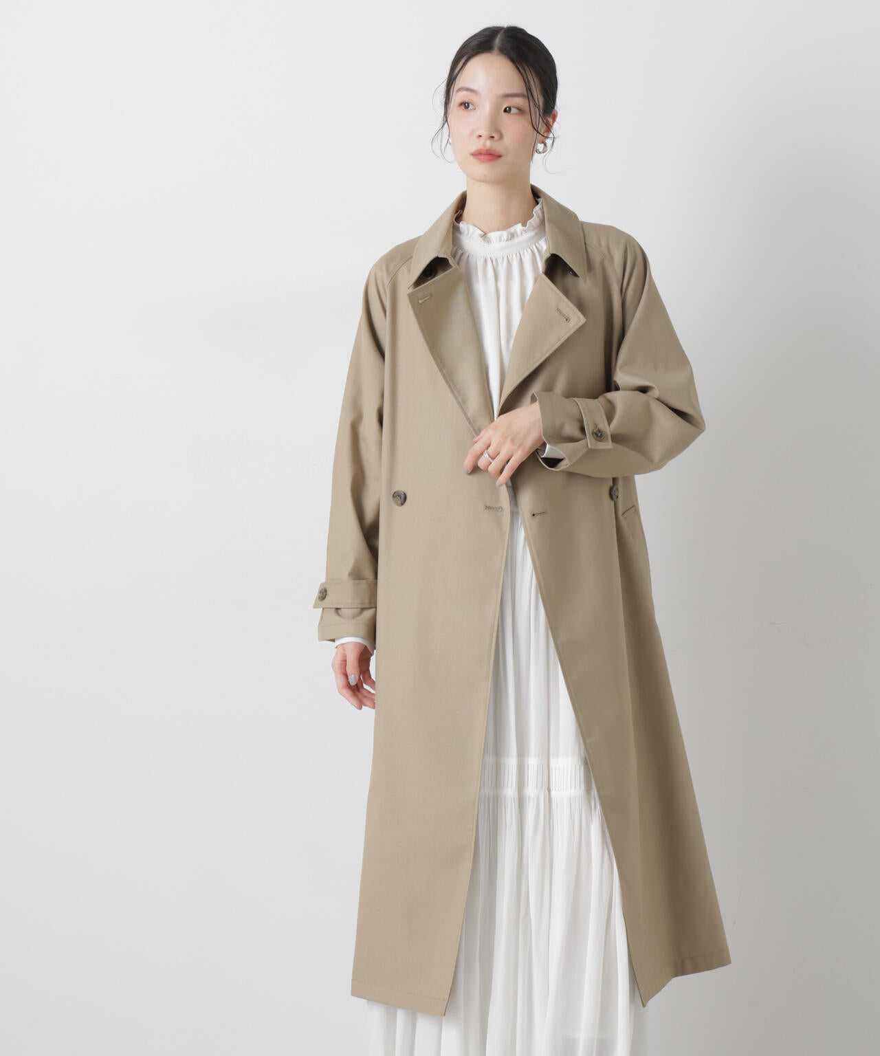 撥水＆花粉ガード トレンチコート