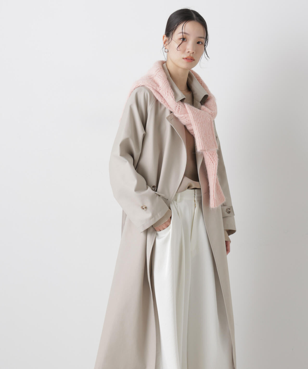 撥水＆花粉ガード トレンチコート