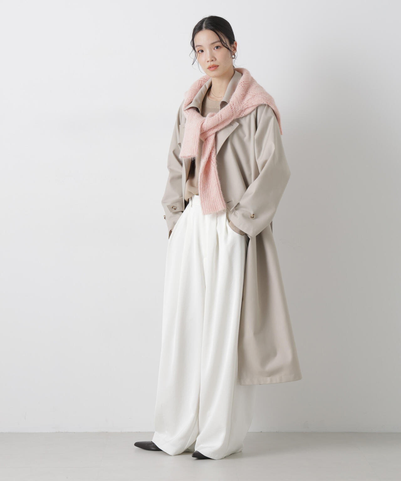 撥水＆花粉ガード トレンチコート