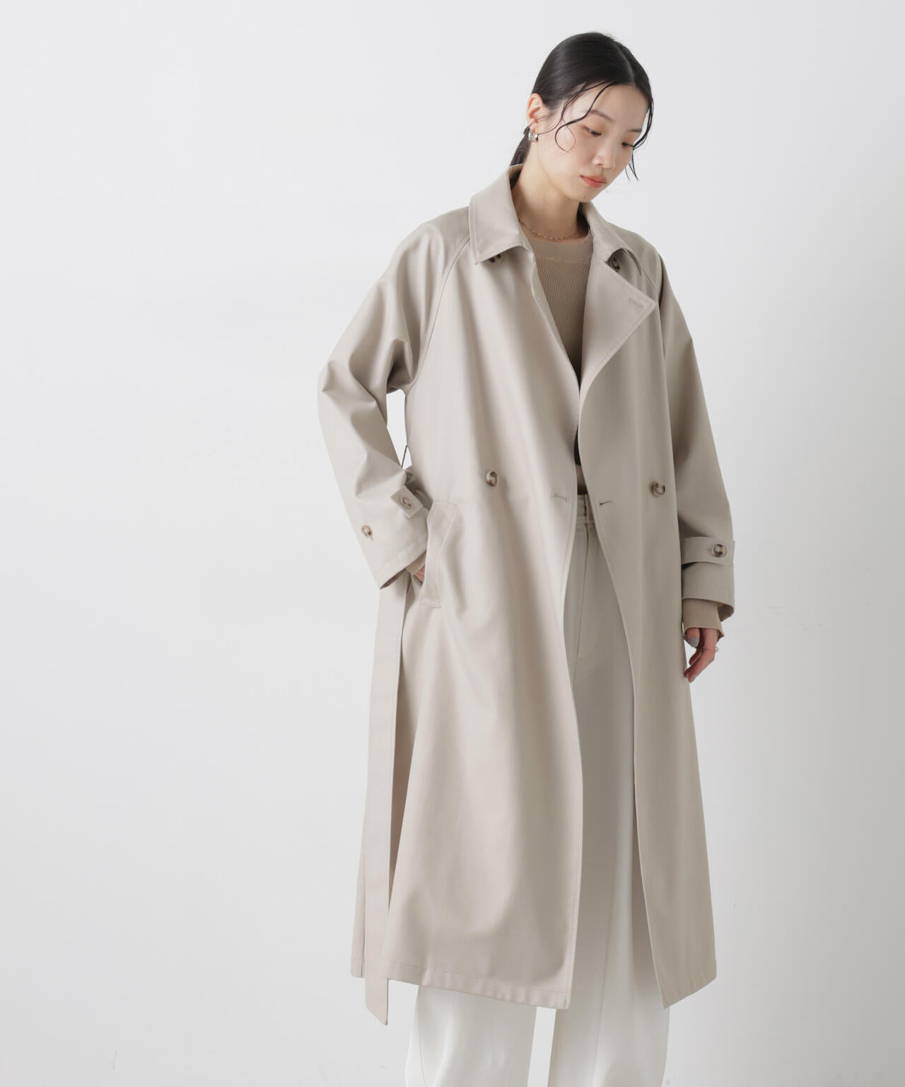 撥水＆花粉ガード トレンチコート