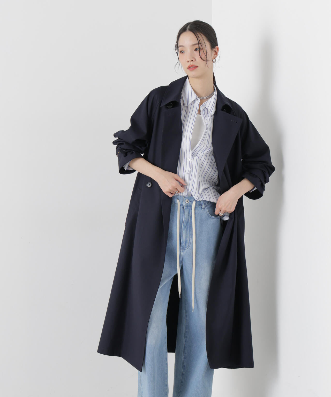 撥水＆花粉ガード トレンチコート