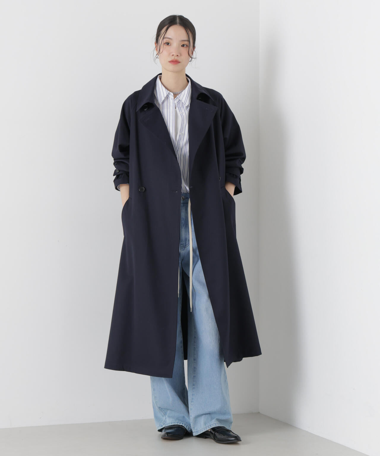 撥水＆花粉ガード トレンチコート