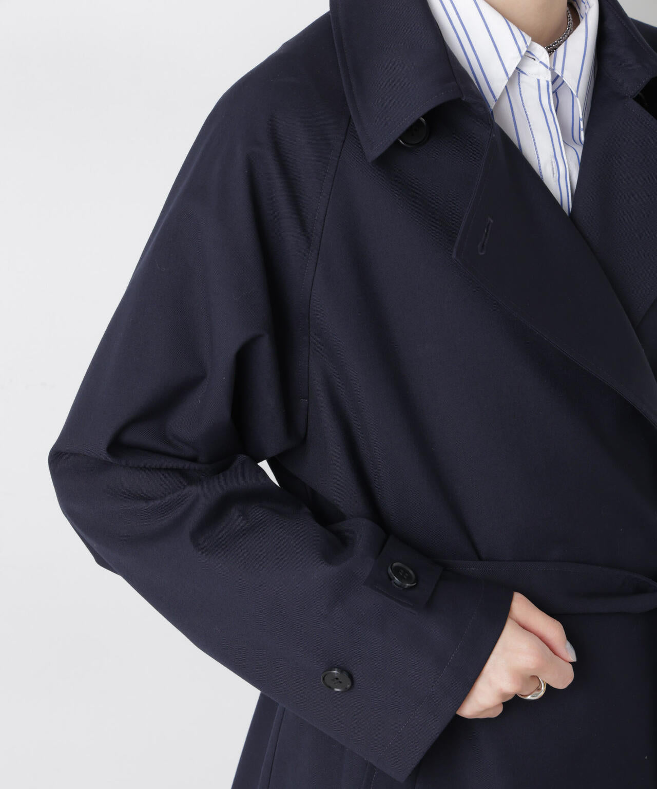 撥水＆花粉ガード トレンチコート