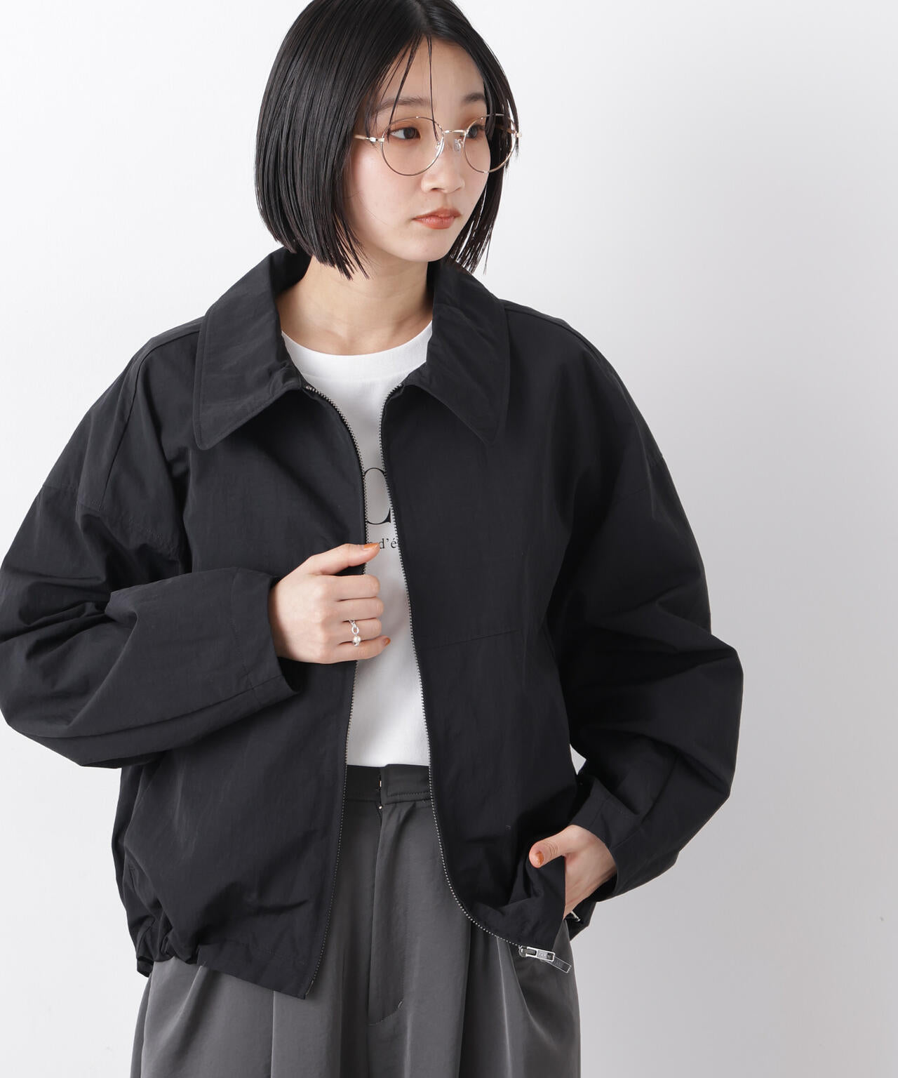 ジャケット・アウター NANO UNIVERSE SWING TOP JACKET NANO universe（ナノ・ユニバース） ダウンジャケット ダウン 「西川
