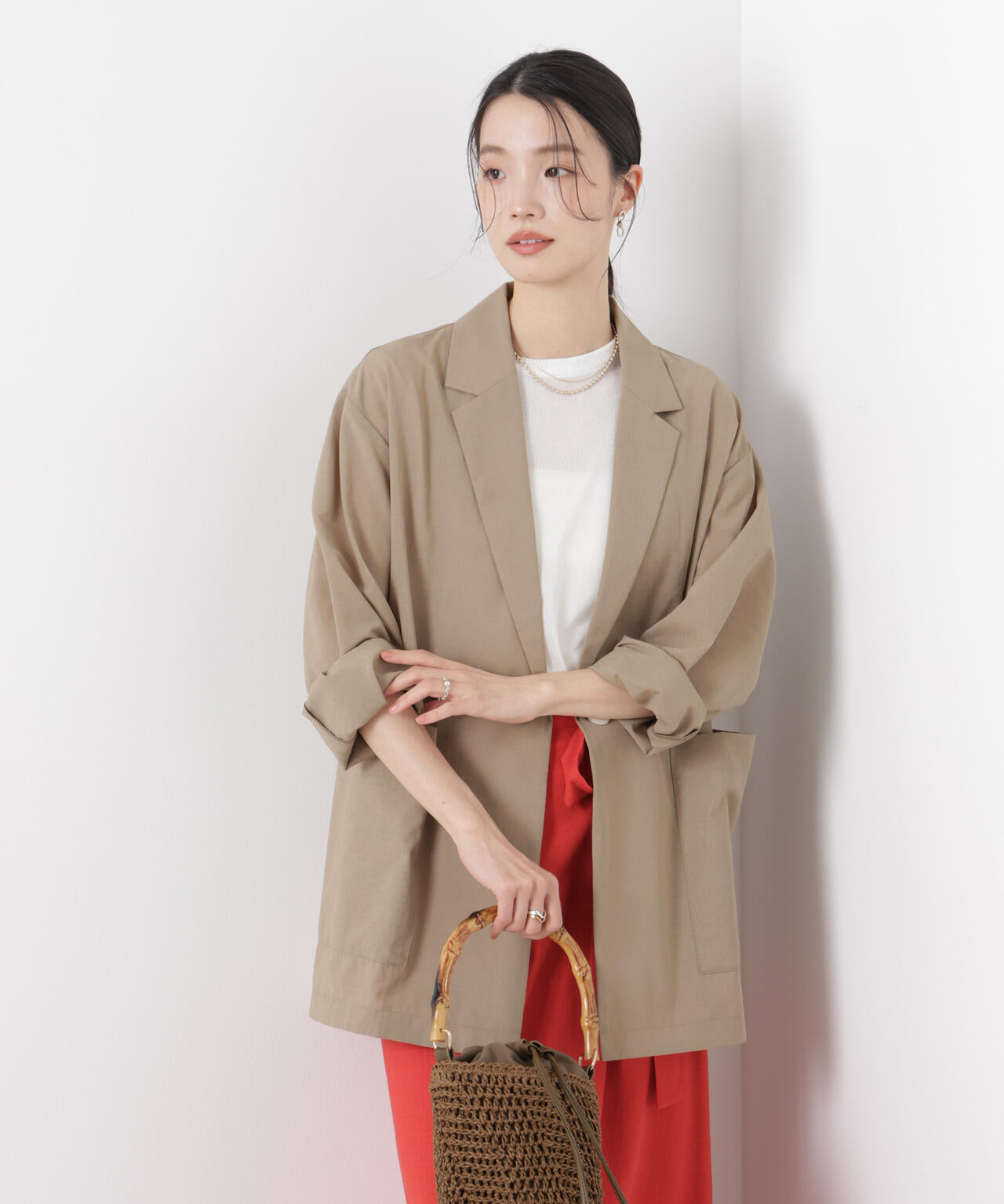 ソフトシアーシングルジャケット(セットアップ可)