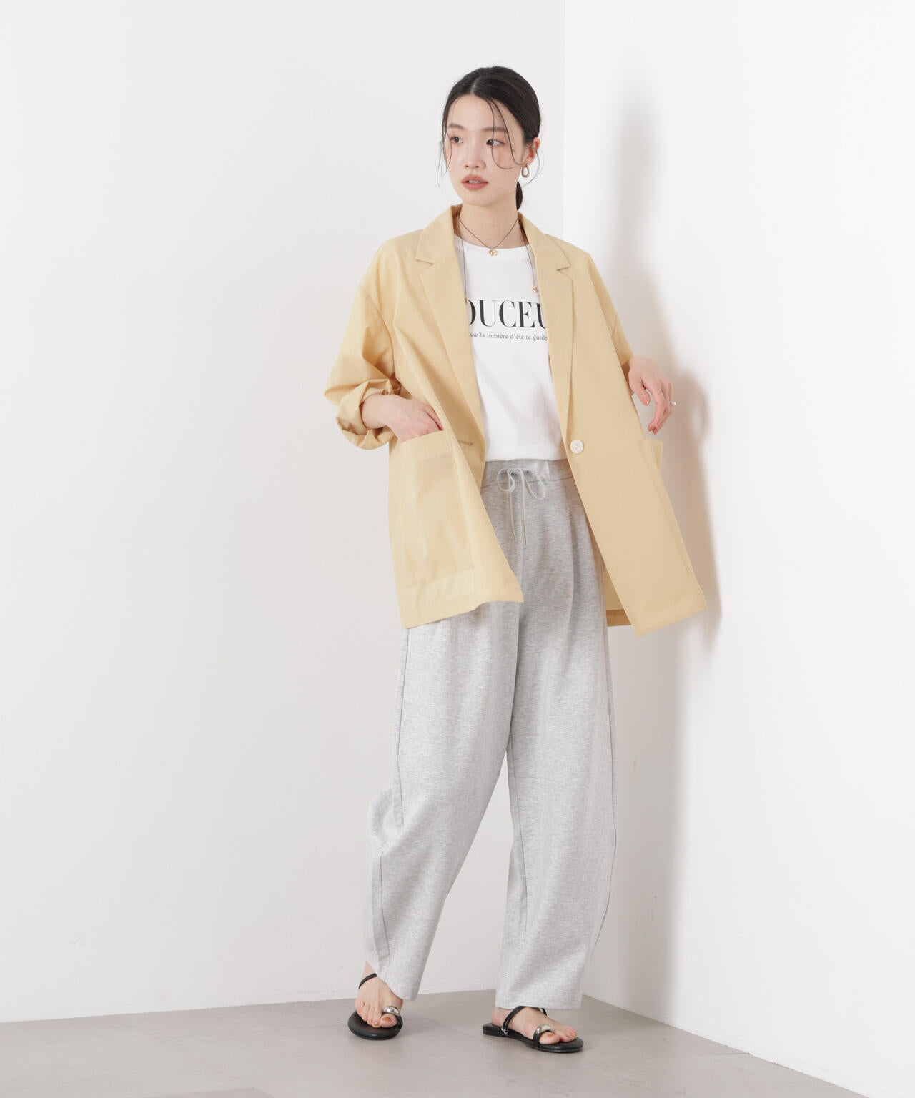 ソフトシアーシングルジャケット(セットアップ可)