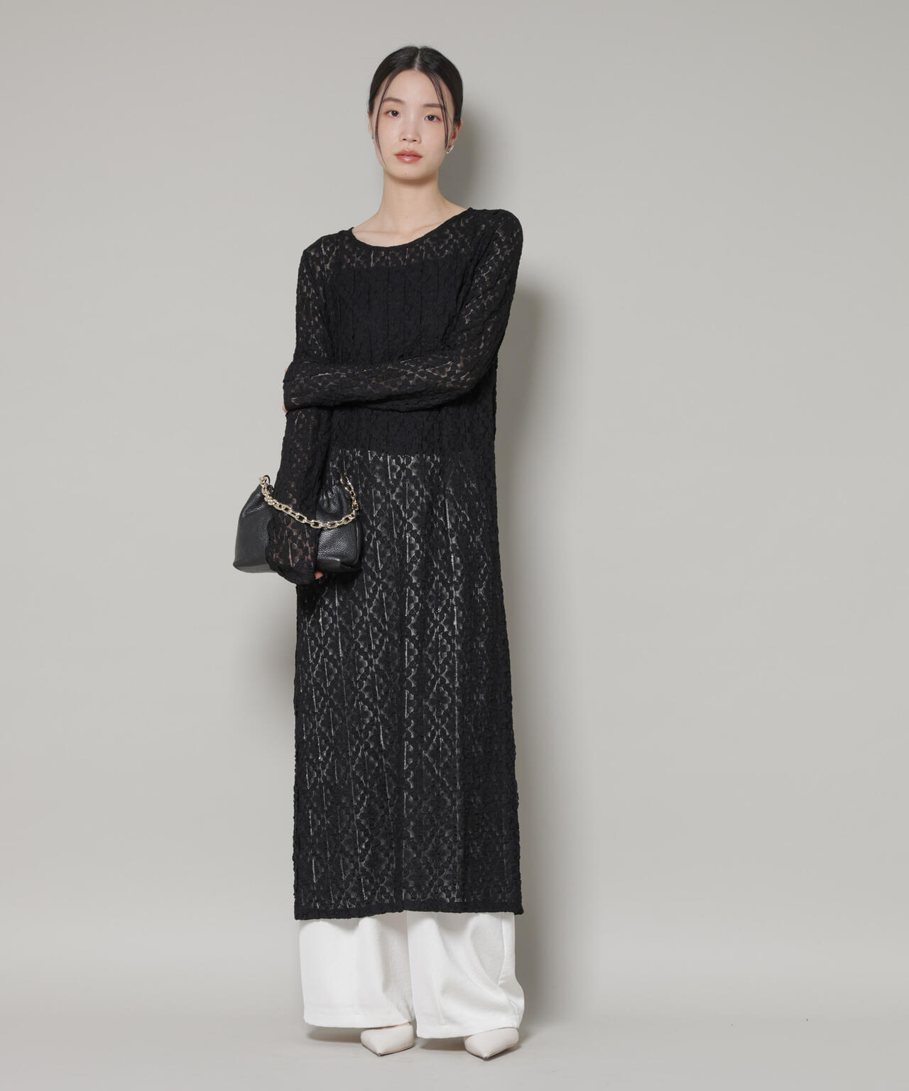 カットレースマキシワンピース | NANO universe（ナノ・ユニバース