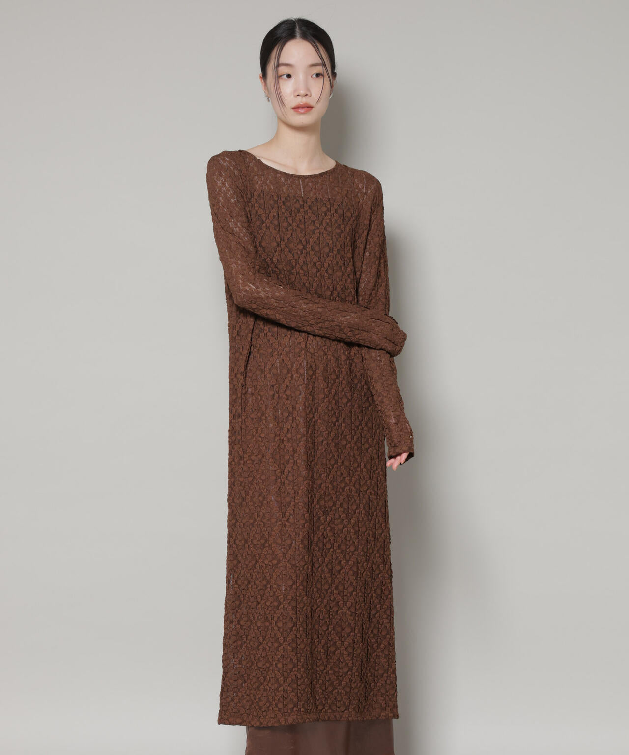 カットレースマキシワンピース | NANO universe（ナノ・ユニバース