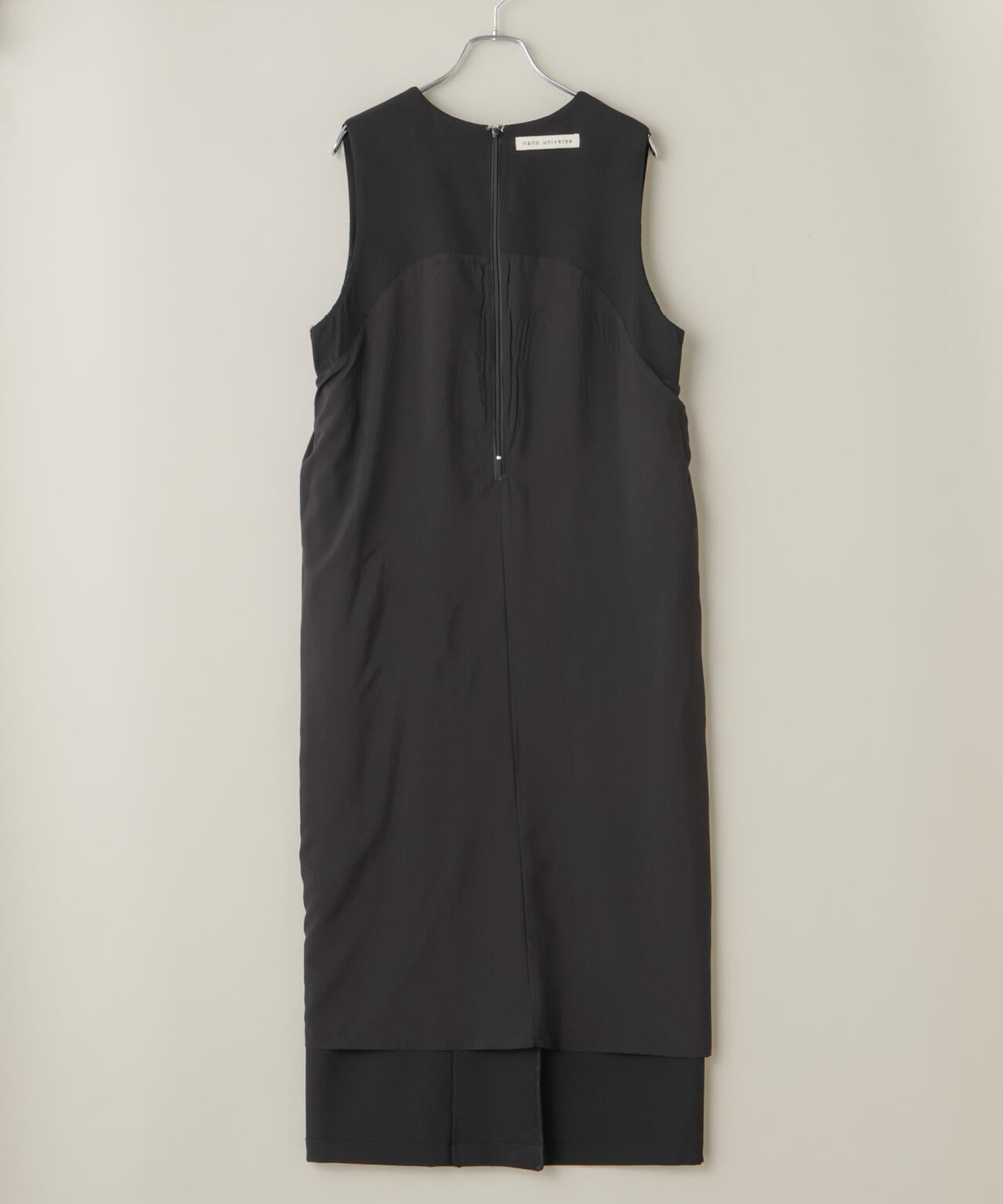 レース切り替えノースリーブワンピース