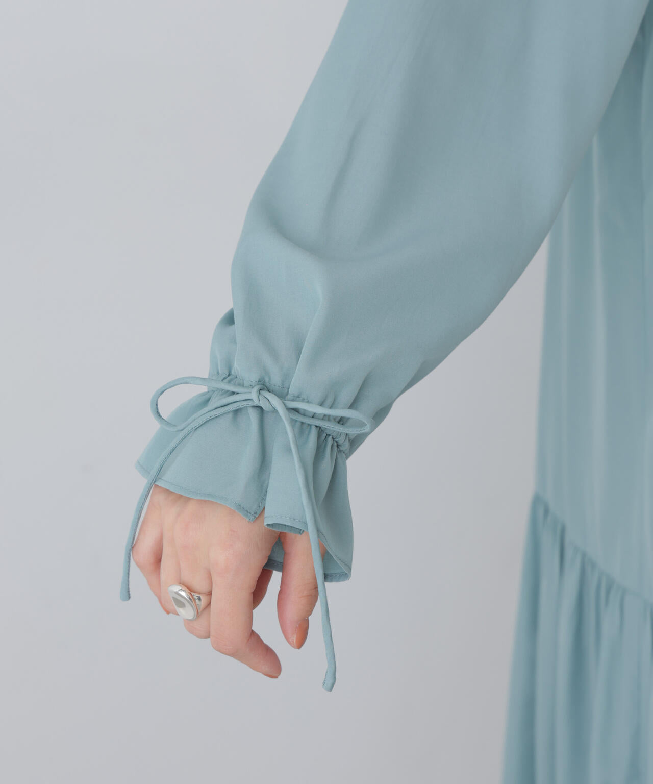 切り替えギャザーワンピース