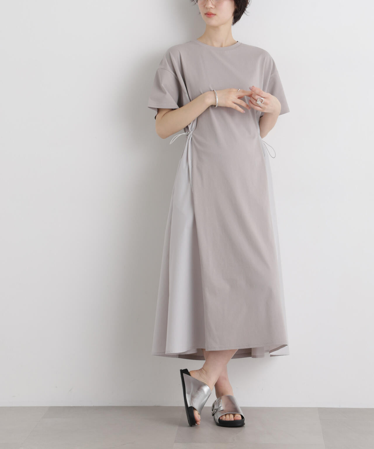 166cm　B:84 W:60 H:86 着用サイズ：F