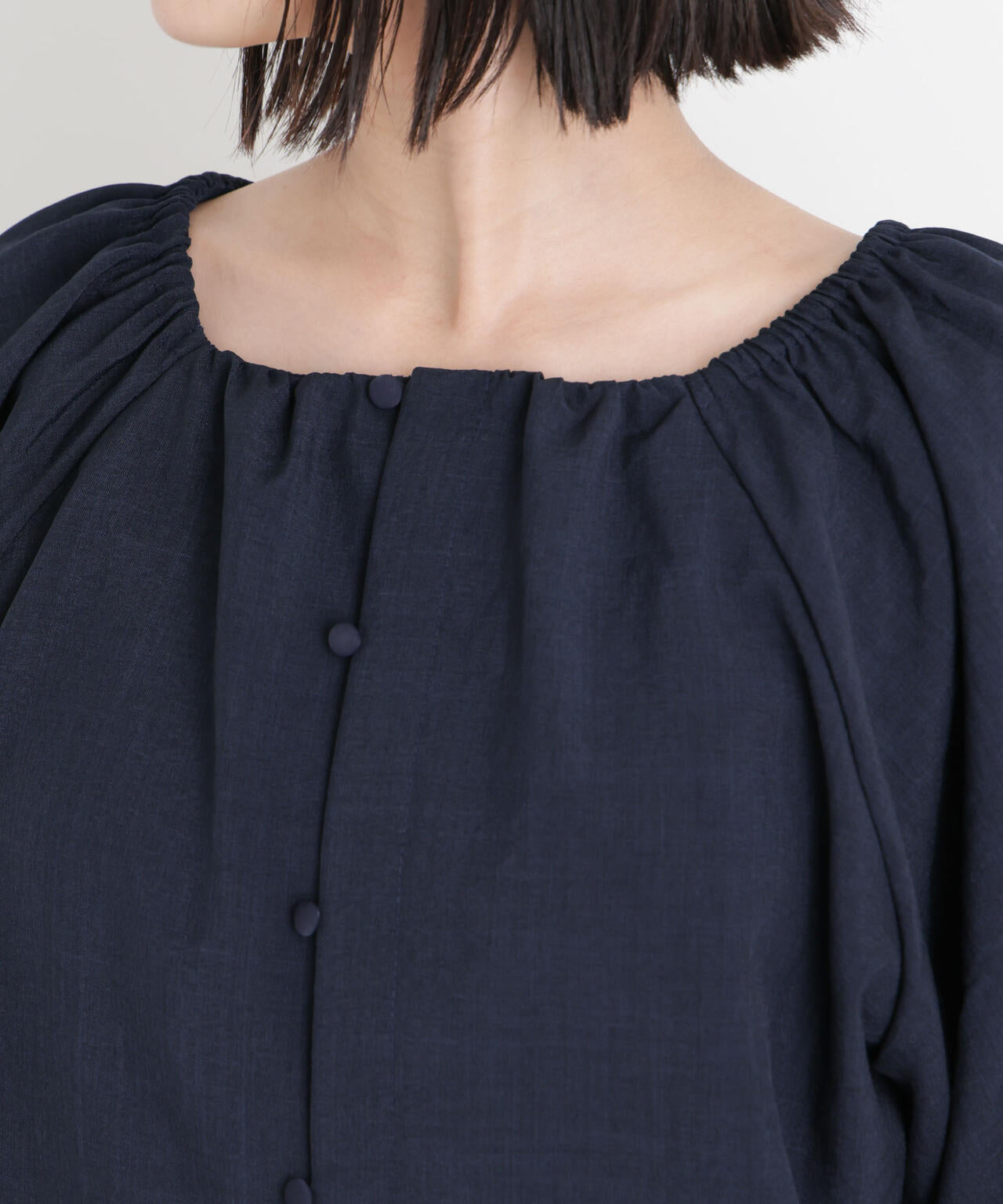 タンブラーブッチャー前後2wayボリュームスリーブブラウス(セットアップ可)