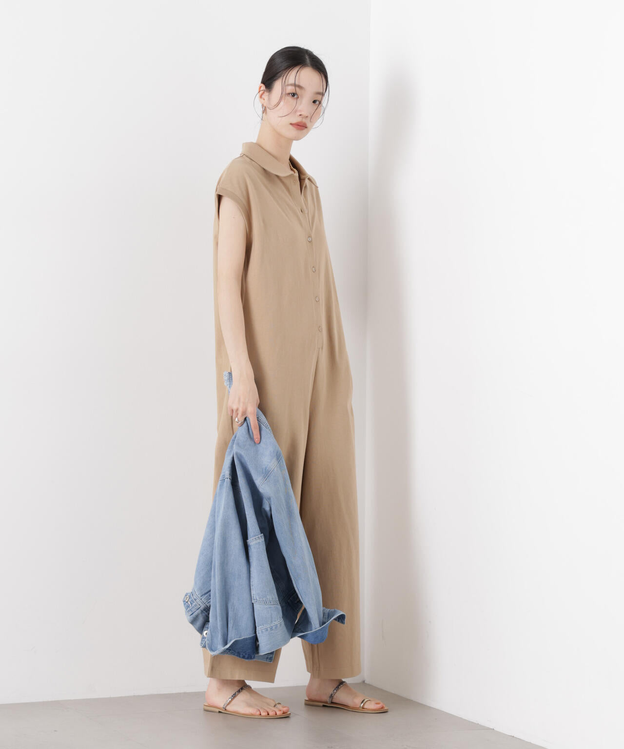 ポロサロペットカットパンツ