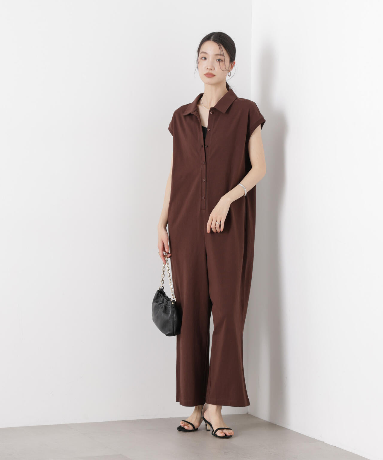 ポロサロペットカットパンツ