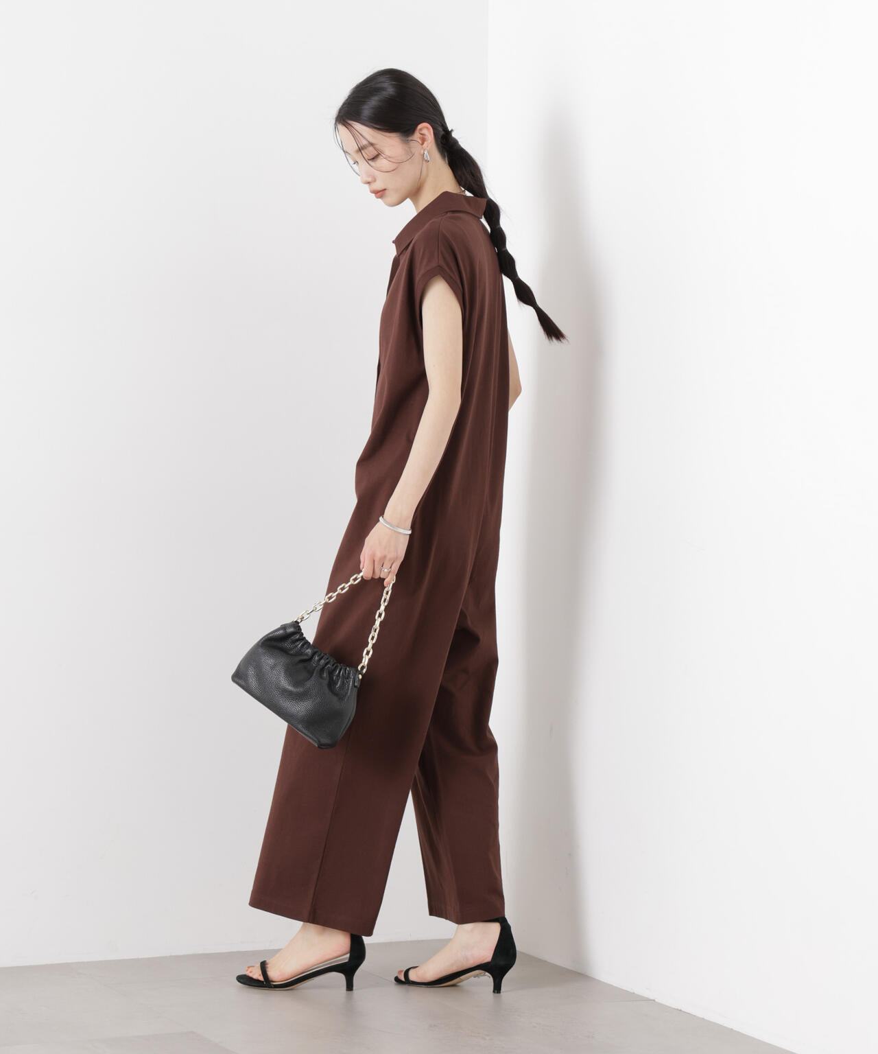 ポロサロペットカットパンツ