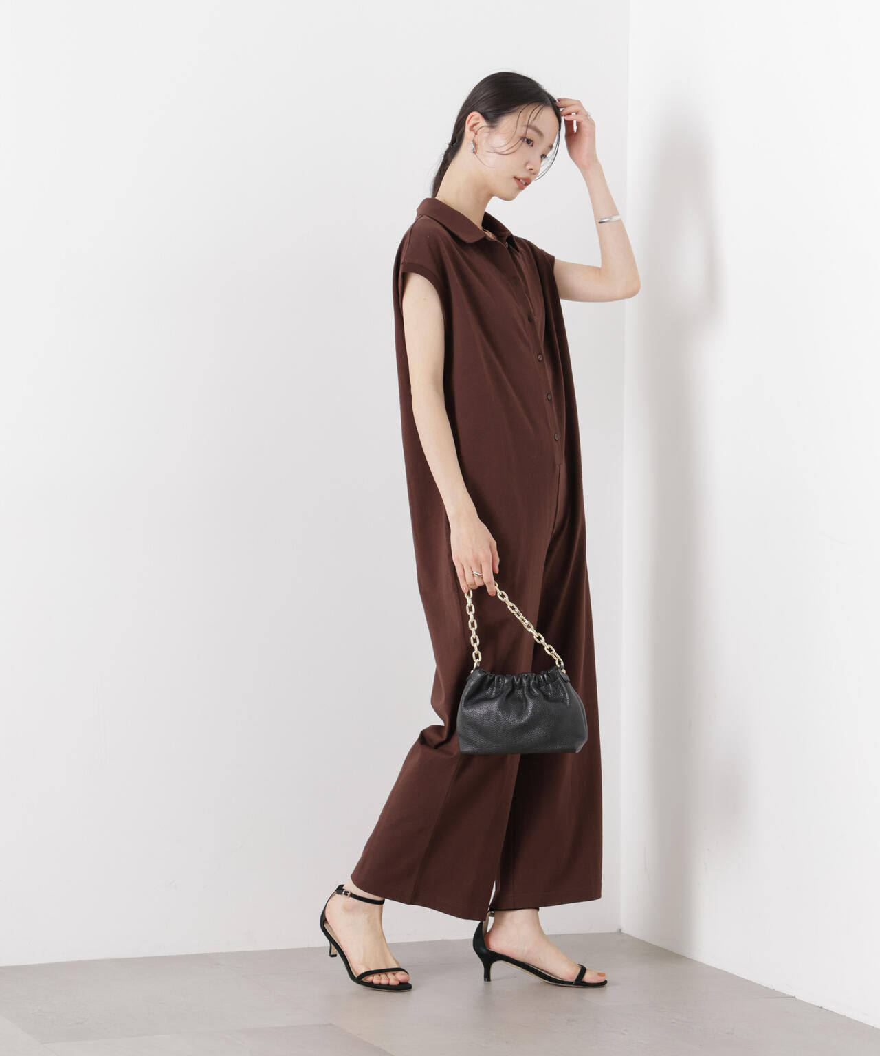 ポロサロペットカットパンツ