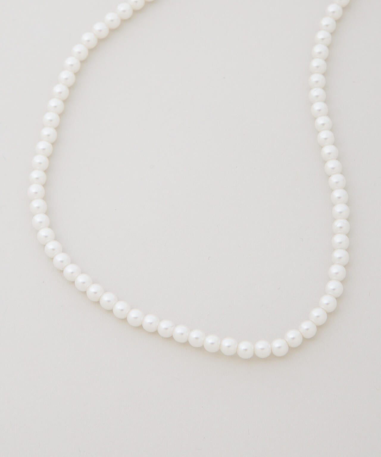 イミテーションパール4mmネックレス