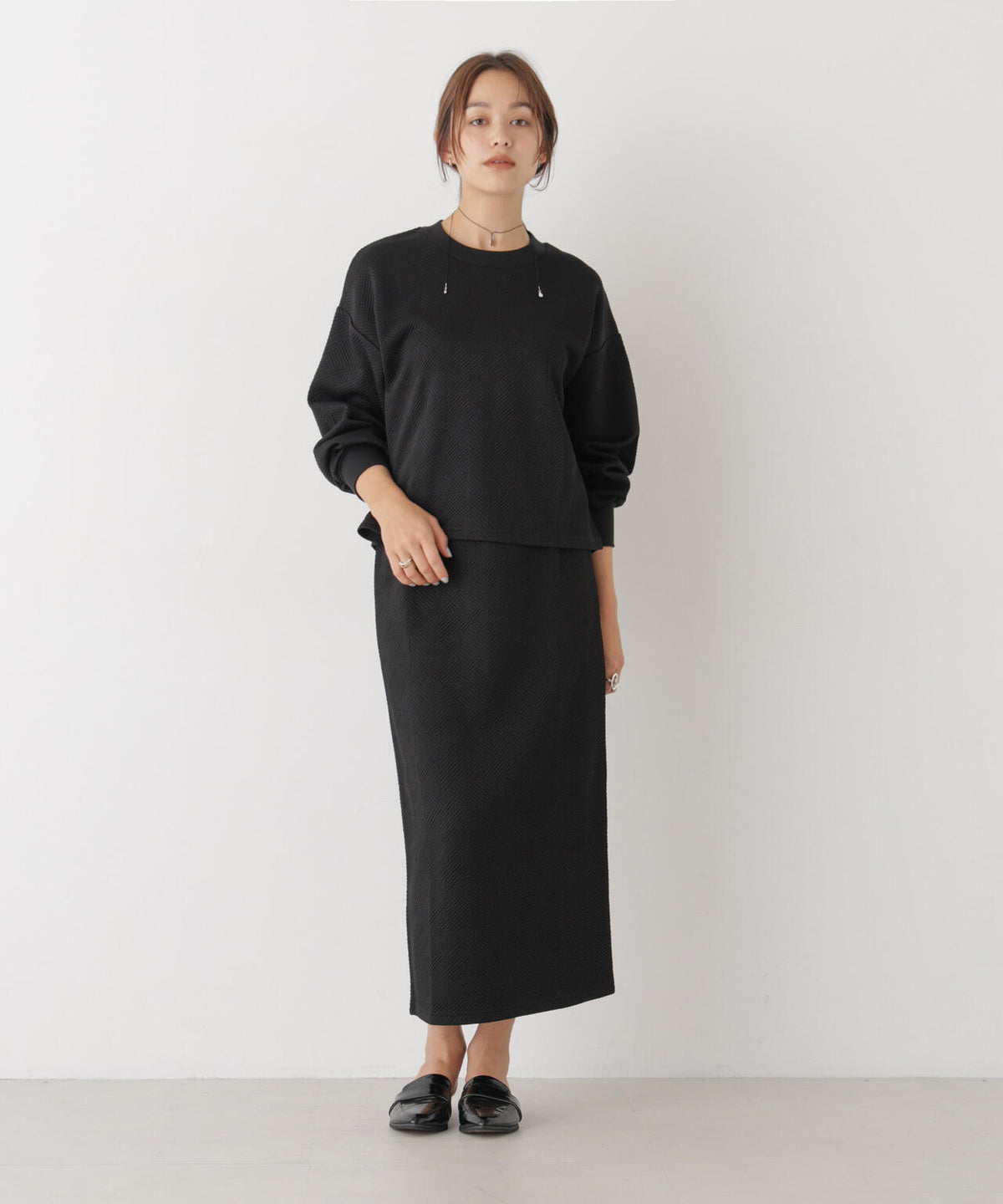 ジャガードカット セットアップ