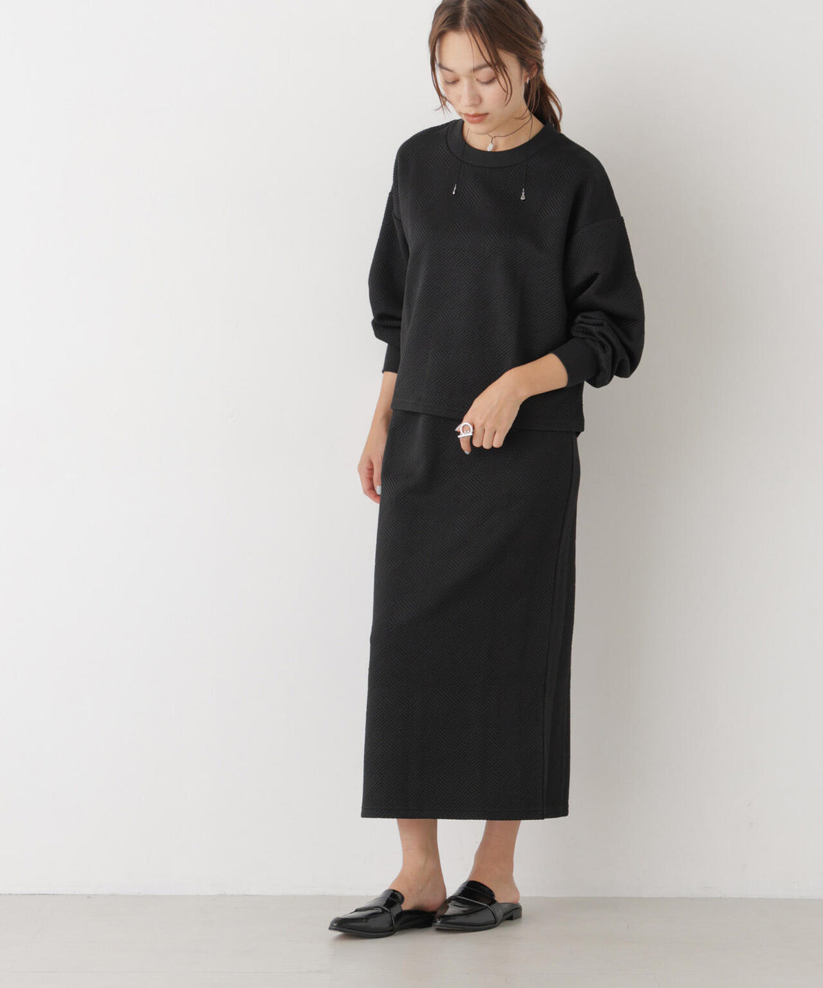 ジャガードカット セットアップ
