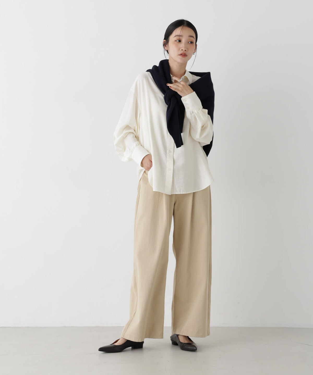 ソフトシアーベーシックシャツ