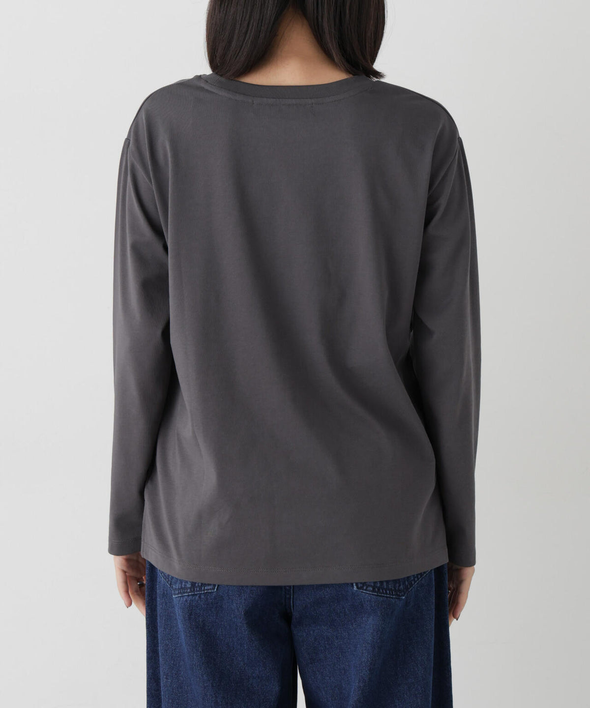 UVカット機能付ロゴプリントロングTシャツ