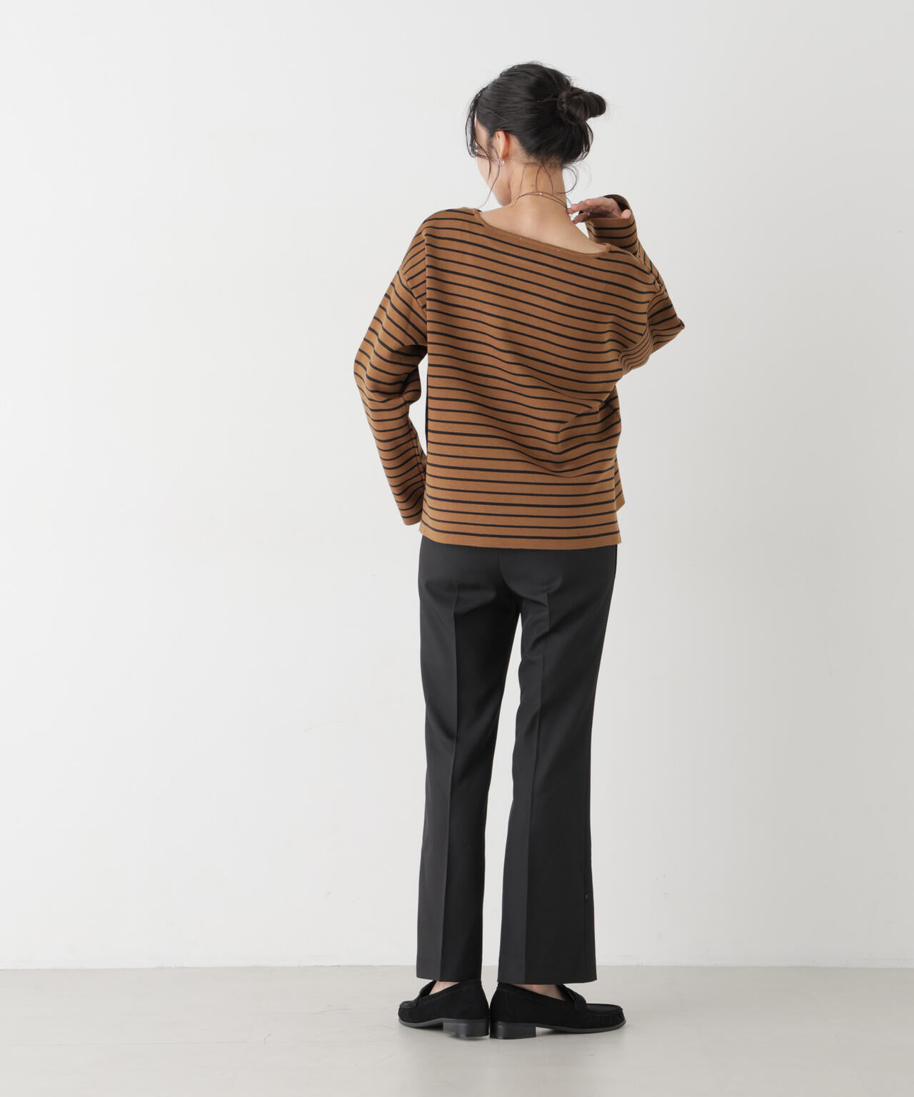 ツイルセンタープレスフレアパンツ(セットアップ可)