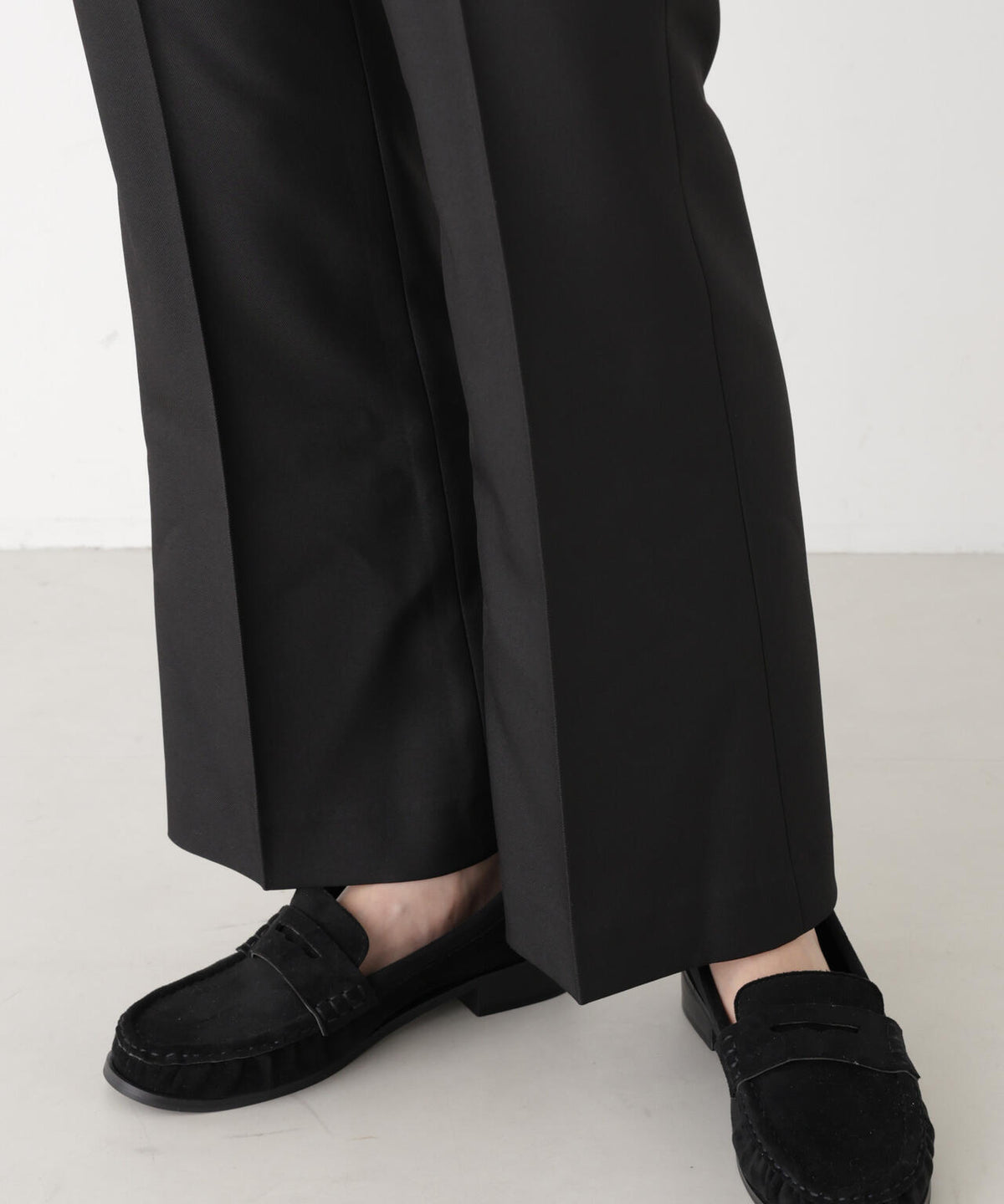 ツイルセンタープレスフレアパンツ(セットアップ可)