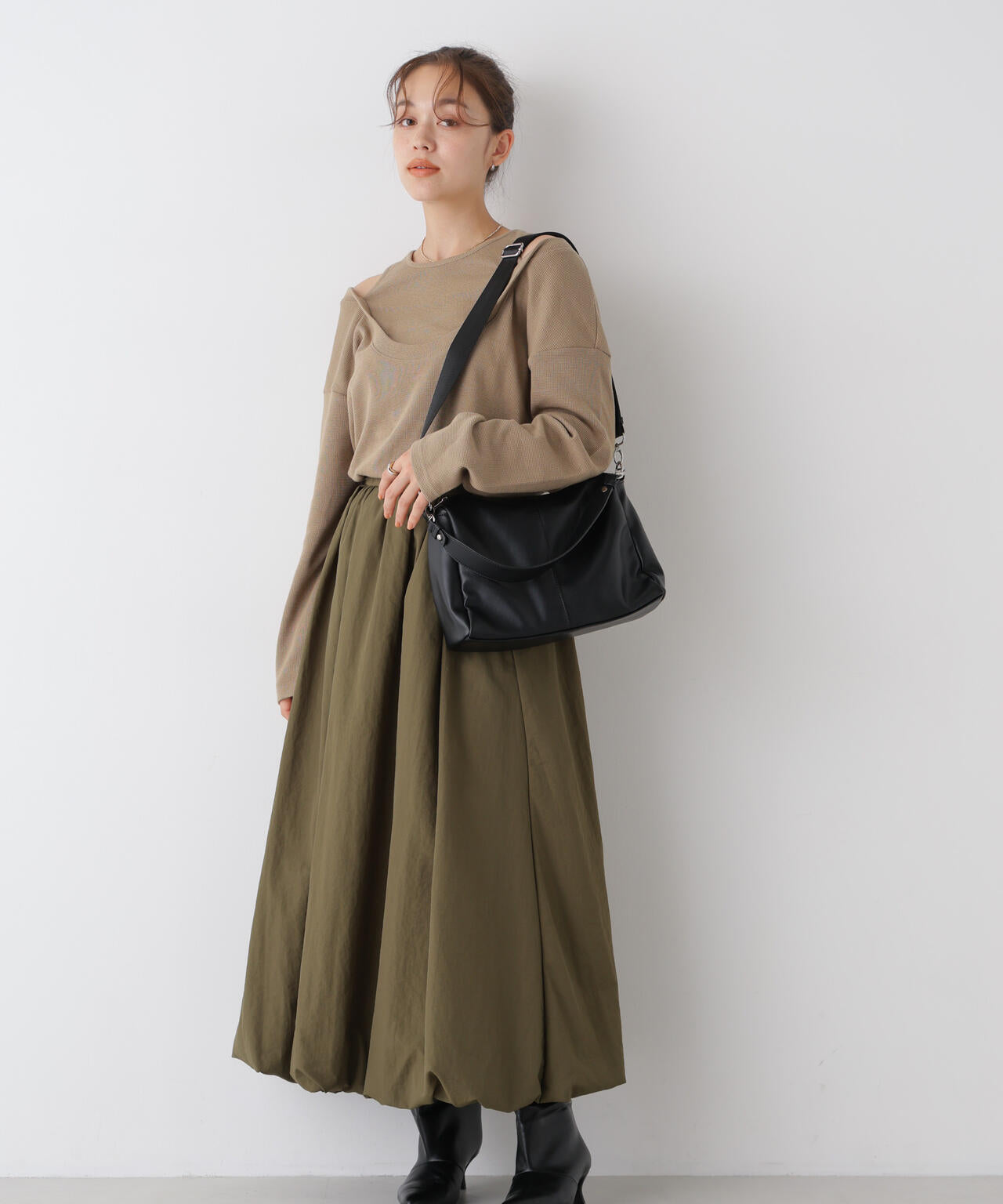 2typeショルダーストラップ付きバッグ