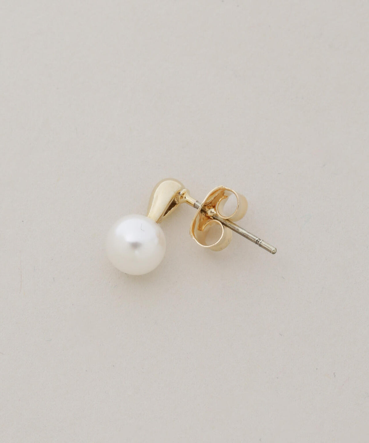 イミテーションパールシンプルピアス