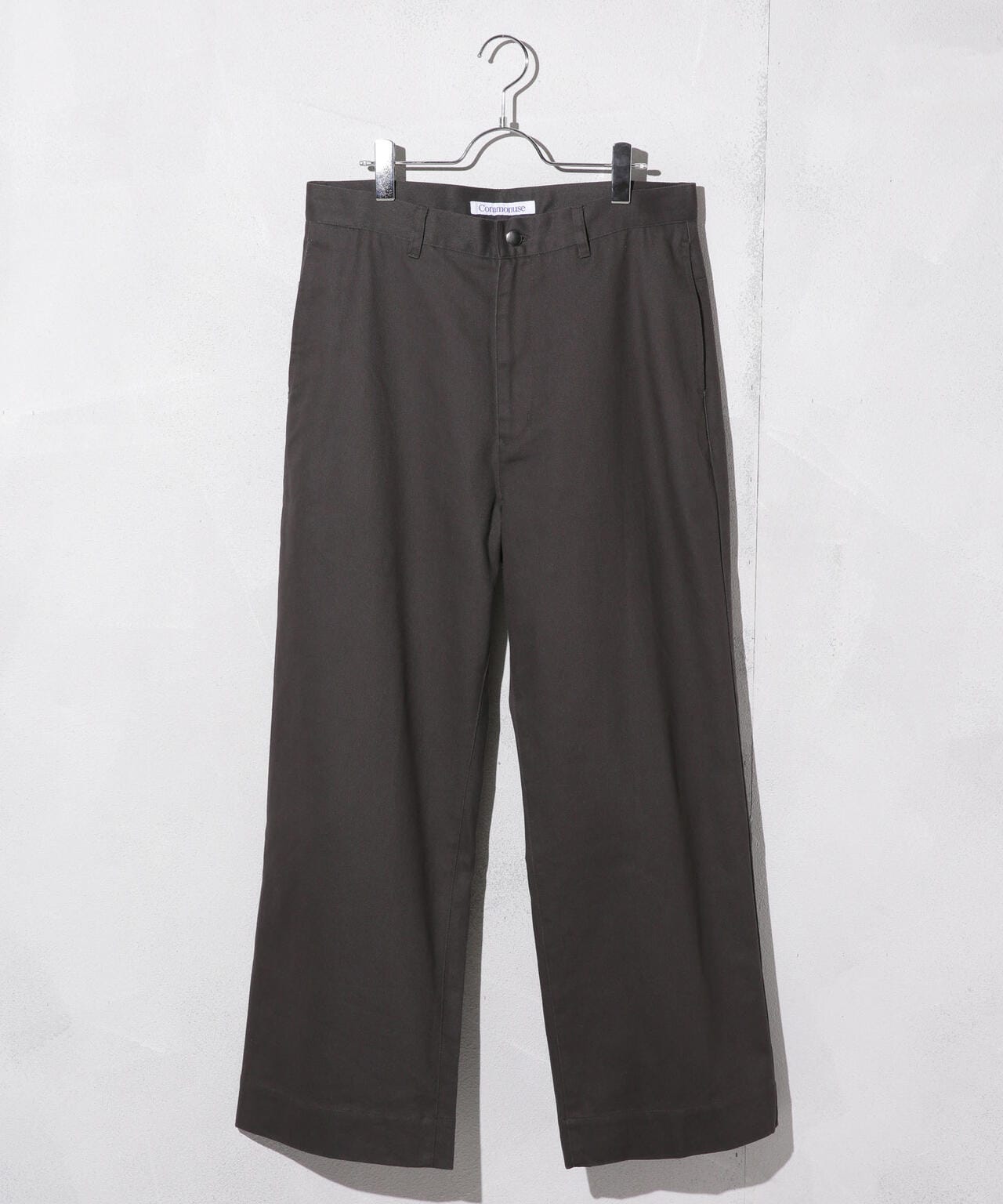 WEB限定/「Commonuse」コットンツイルワイドパンツ | NANO