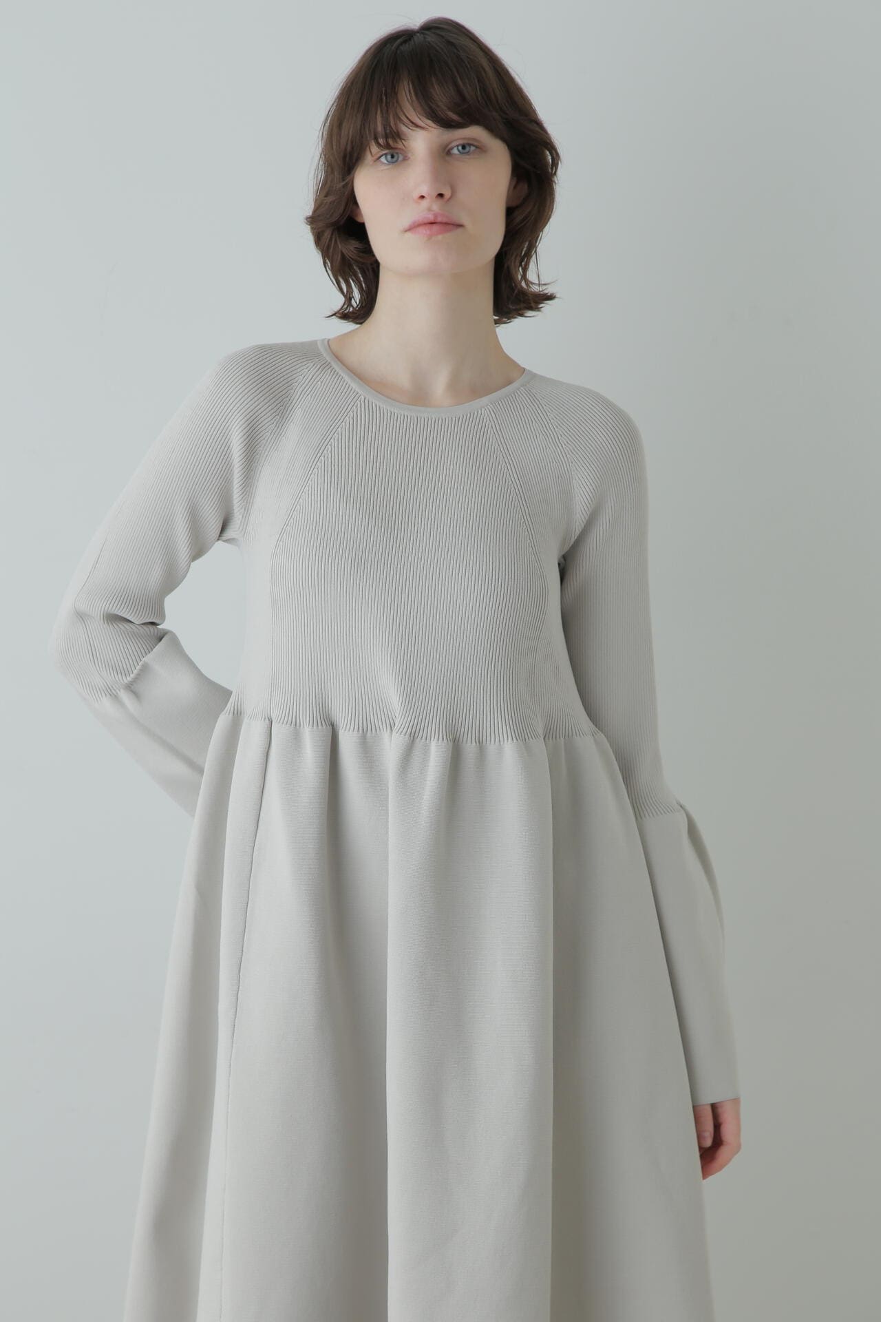 hueLe Museum スポンディッシュニットワンピース スポンディッシュニットワンピース | hLM（エイチエルエム） ｜【公式