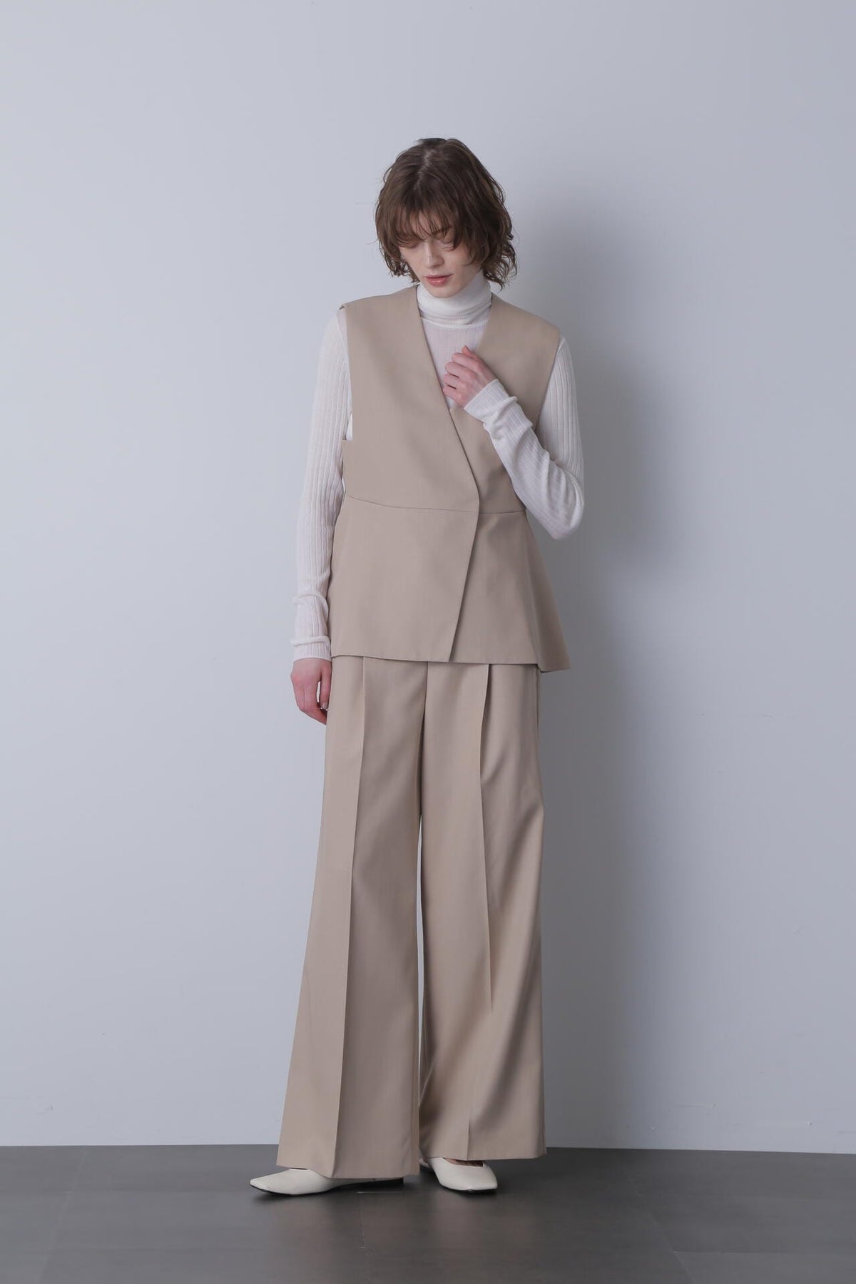 【TV着用】【STORY 11月号掲載商品】リュクスウールパンツ