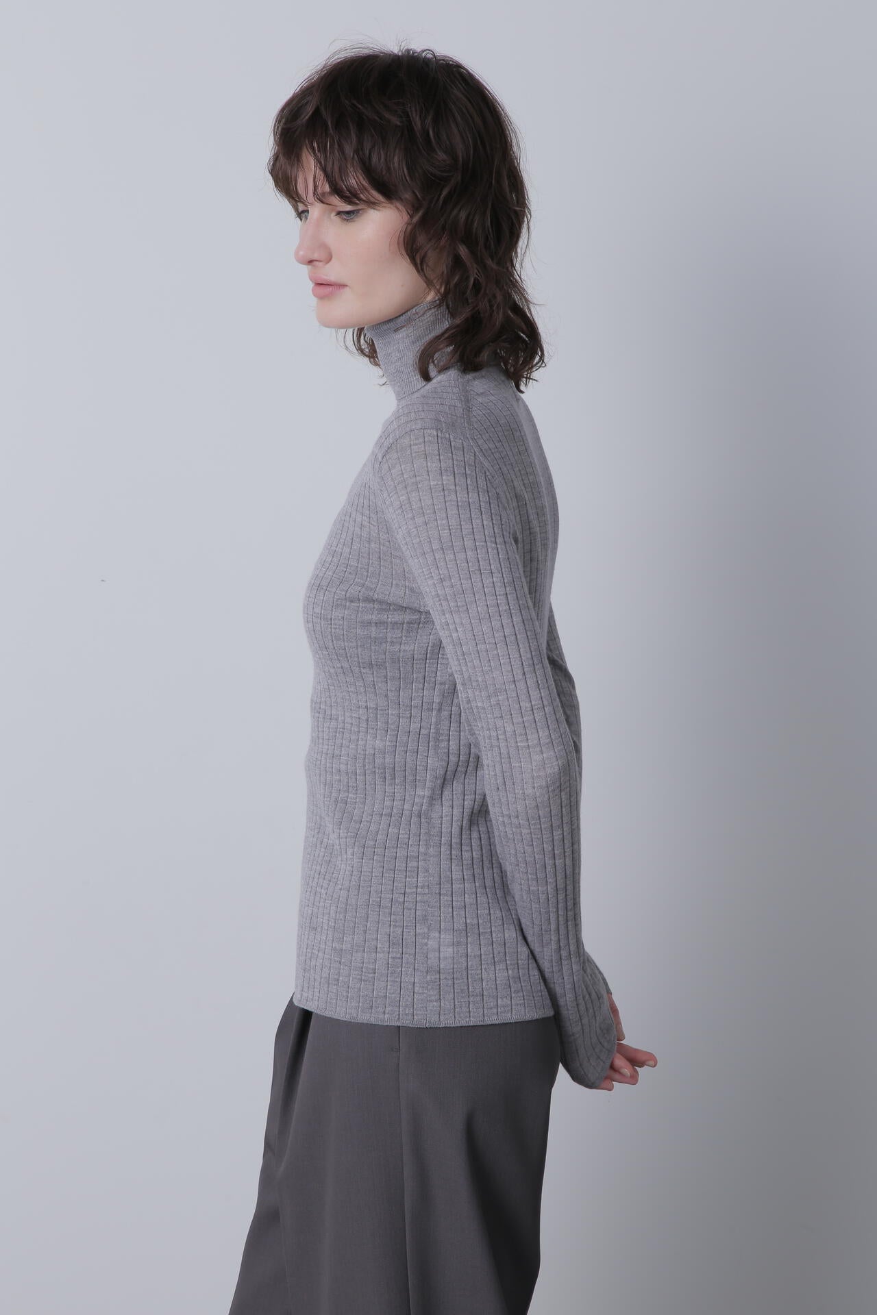 VERY 1月号掲載商品】シアーワイドリブタートルネック | hLM